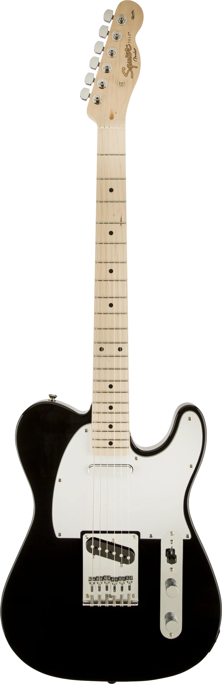 Squier Affinity Series Telecaster Maple Fingerboard Black Electric Guitar - Image 2