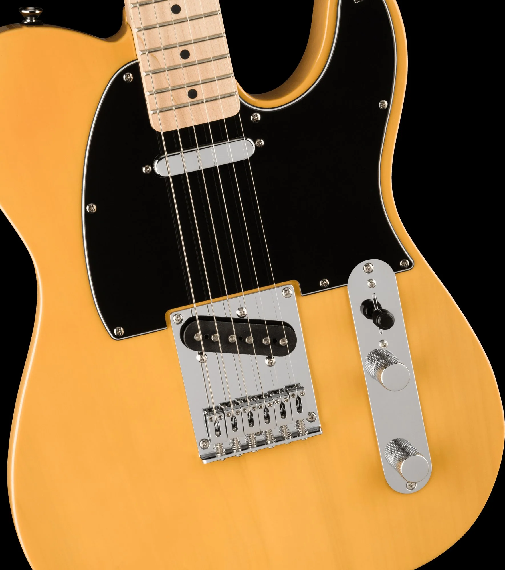 Squier Affinity Series Telecaster Maple Fingerboard Butterscotch Blonde - Image 3