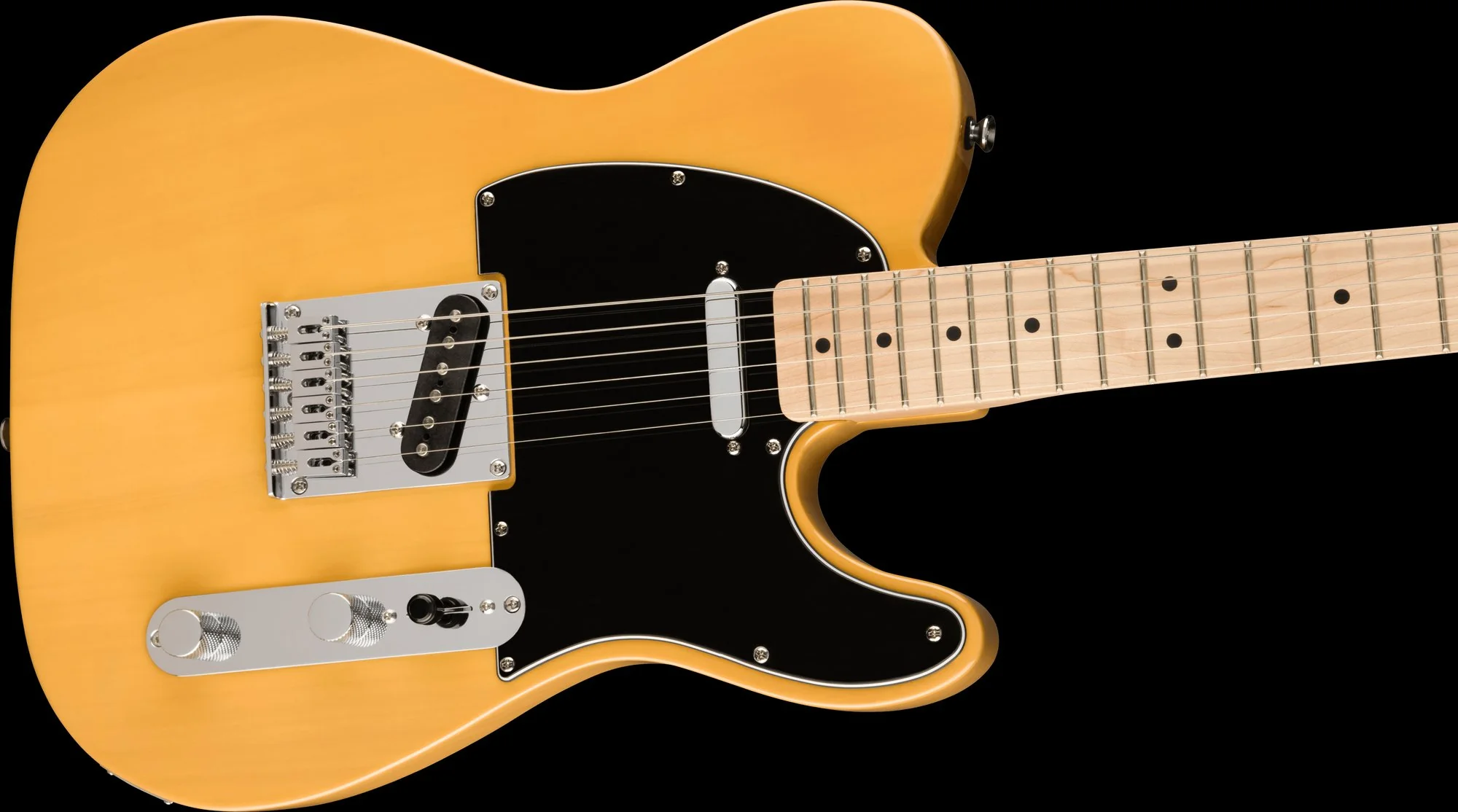 Squier Affinity Series Telecaster Maple Fingerboard Butterscotch Blonde - Image 4