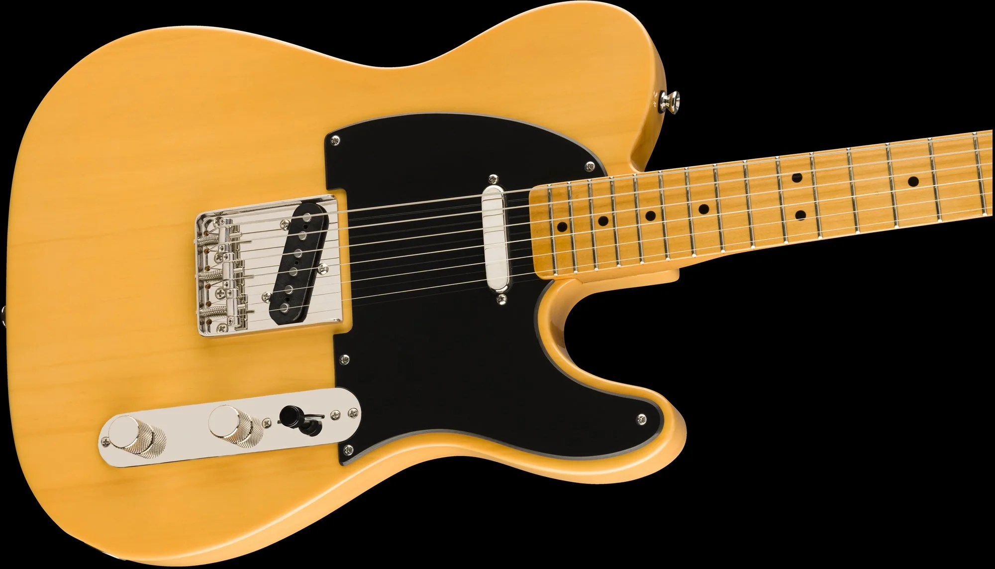 Squier Classic Vibe '50s Telecaster Maple Fingerboard Butterscotch Blonde Electric Guitar - Image 5