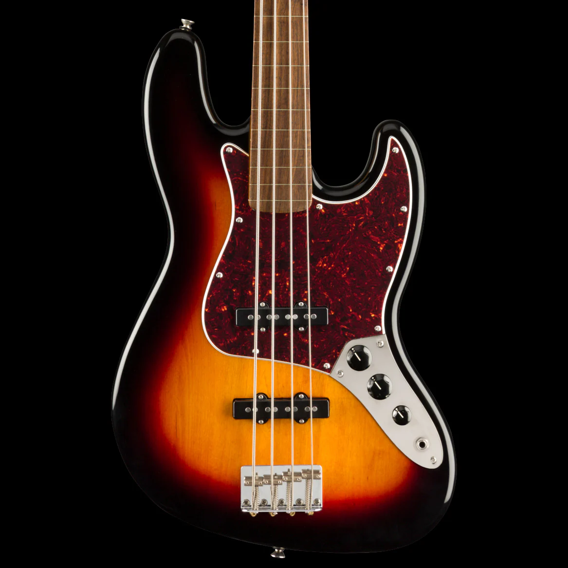 Squier Classic Vibe '60s Jazz Bass Fretless 3-Color Sunburst