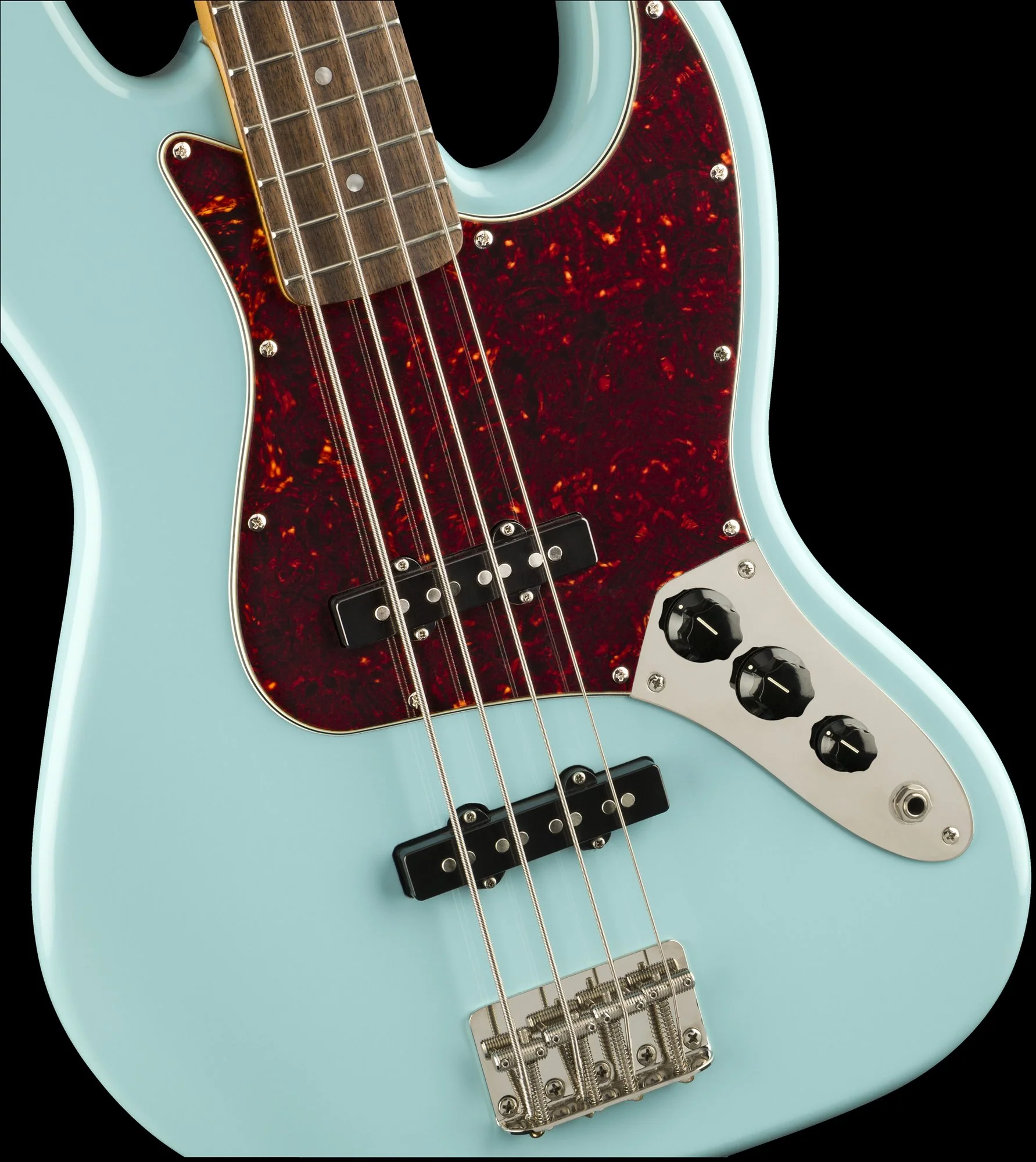 Squier Classic Vibe 60's Jazz Bass Laurel Fingerboard Daphne Blue - Image 7