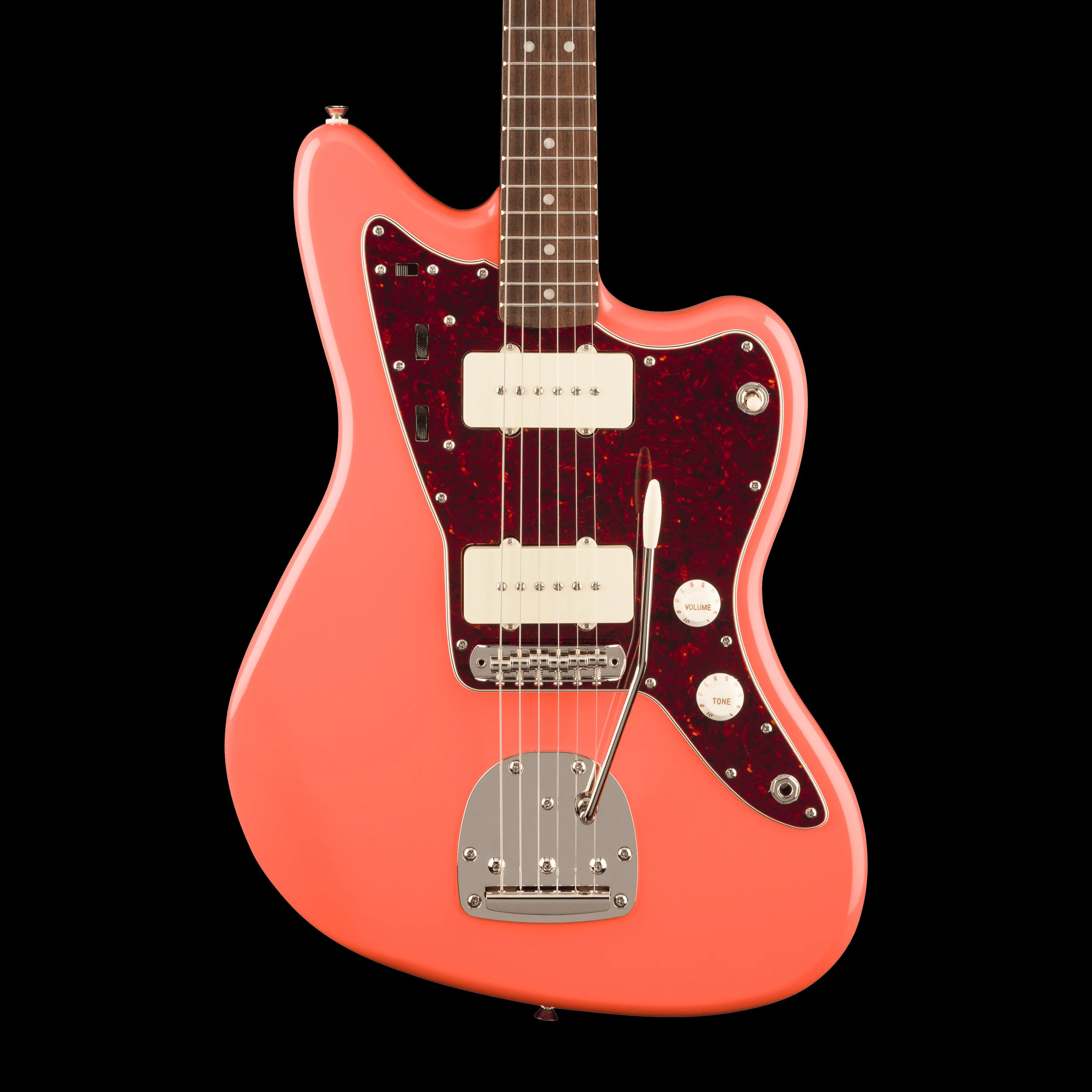 Squier Classic Vibe '60s Jazzmaster Laurel Fingerboard Tortoishell Pickguard Tahitian Coral