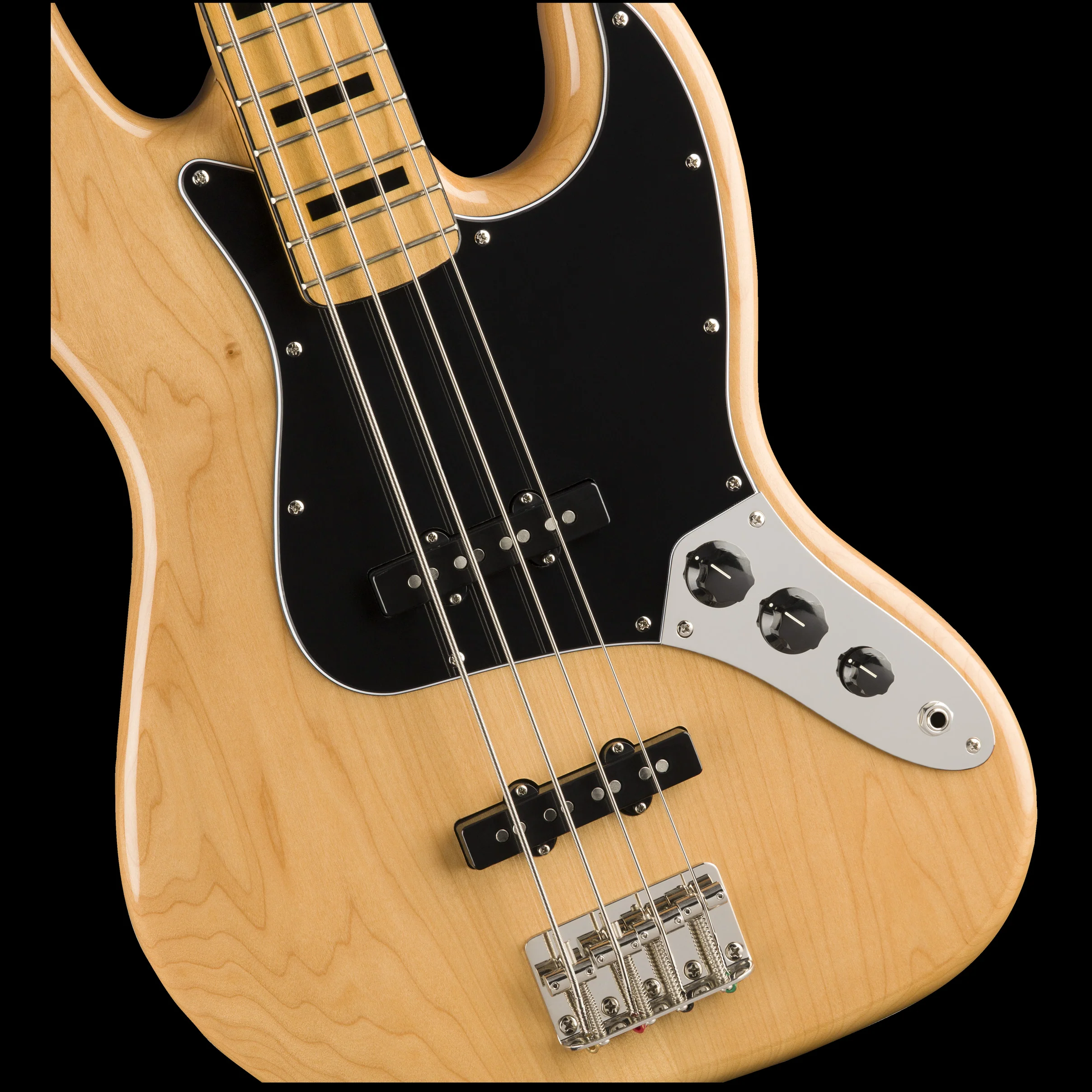 Squier Classic Vibe 70's Jazz Bass Maple Fingerboard - Natural - Image 3
