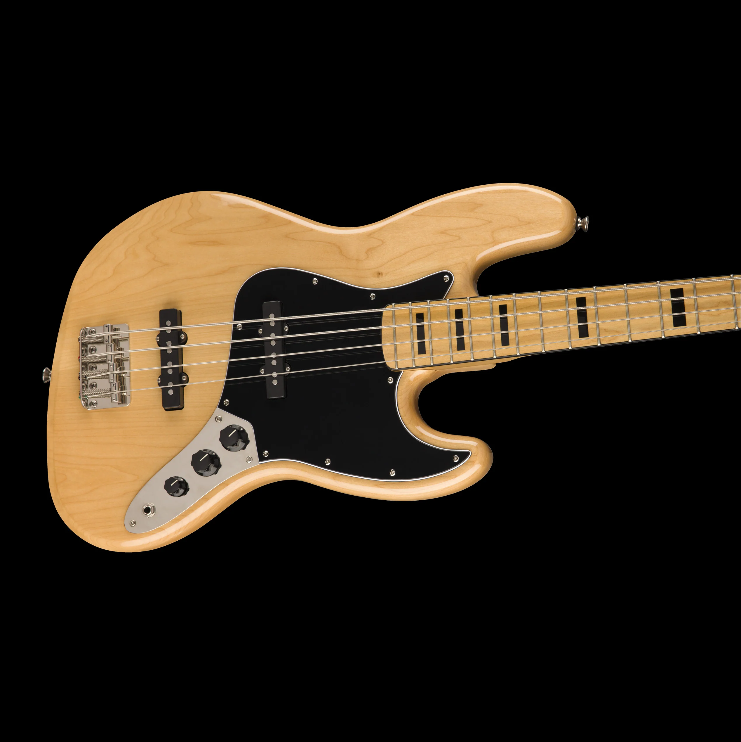 Squier Classic Vibe 70's Jazz Bass Maple Fingerboard - Natural - Image 4