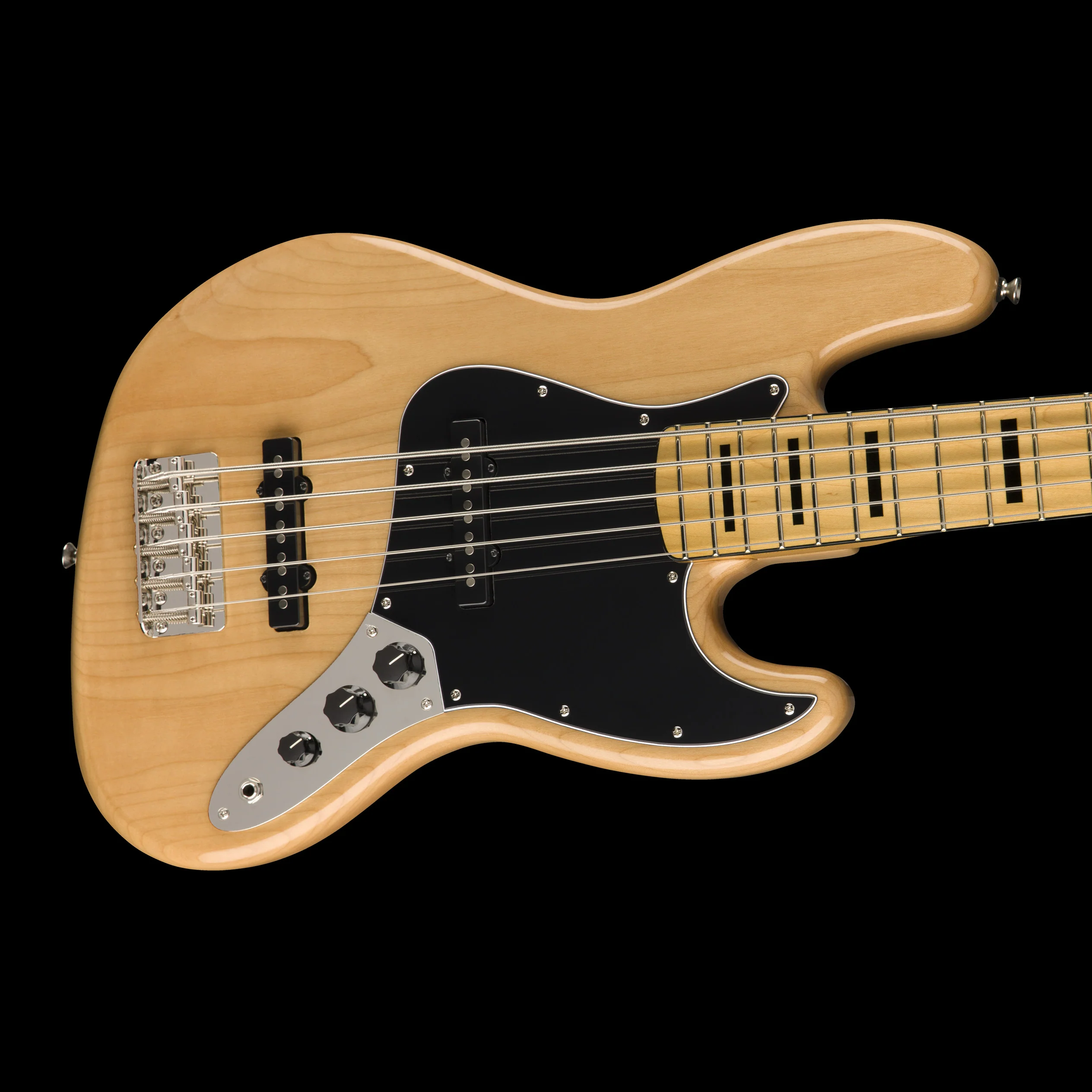 Squier Classic Vibe '70s Jazz Bass V Natural - Image 3