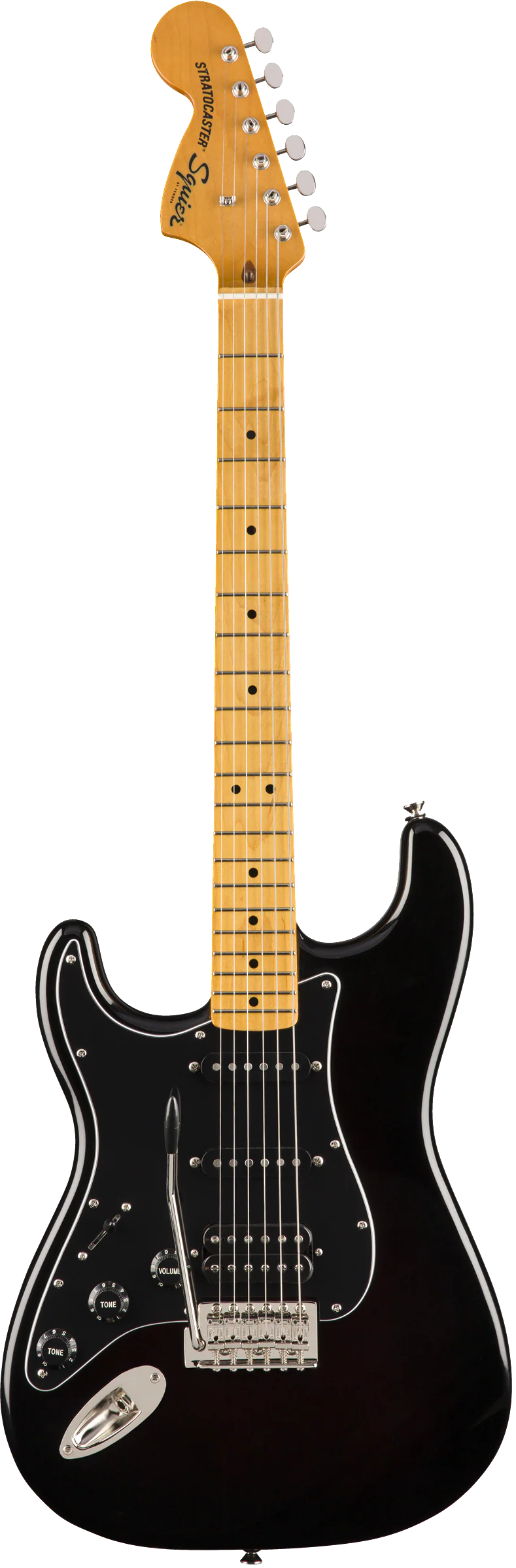 Squier Classic Vibe '70s Stratocaster HSS Left-Handed Maple Fingerboard - Black - Image 2