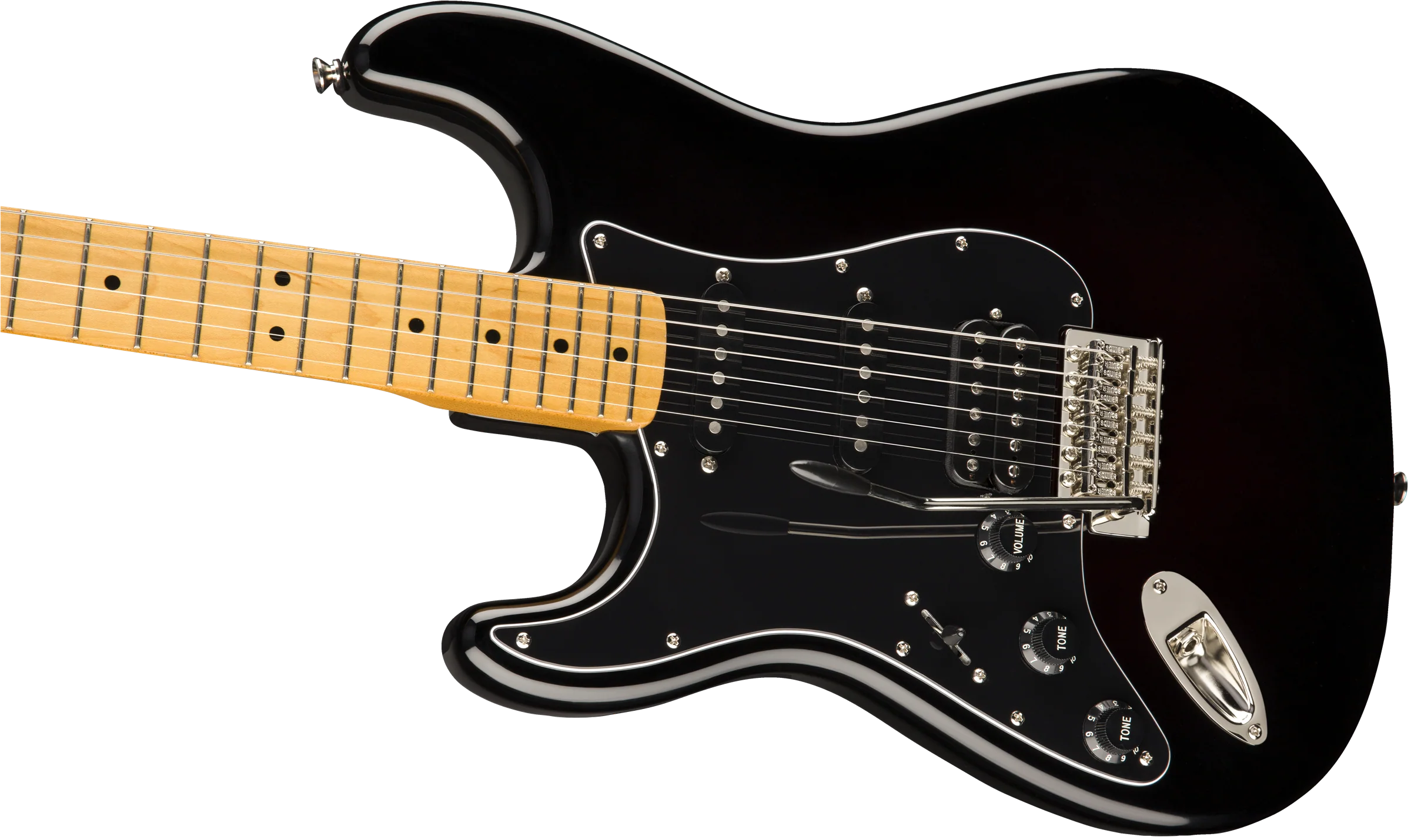 Squier Classic Vibe '70s Stratocaster HSS Left-Handed Maple Fingerboard - Black - Image 4