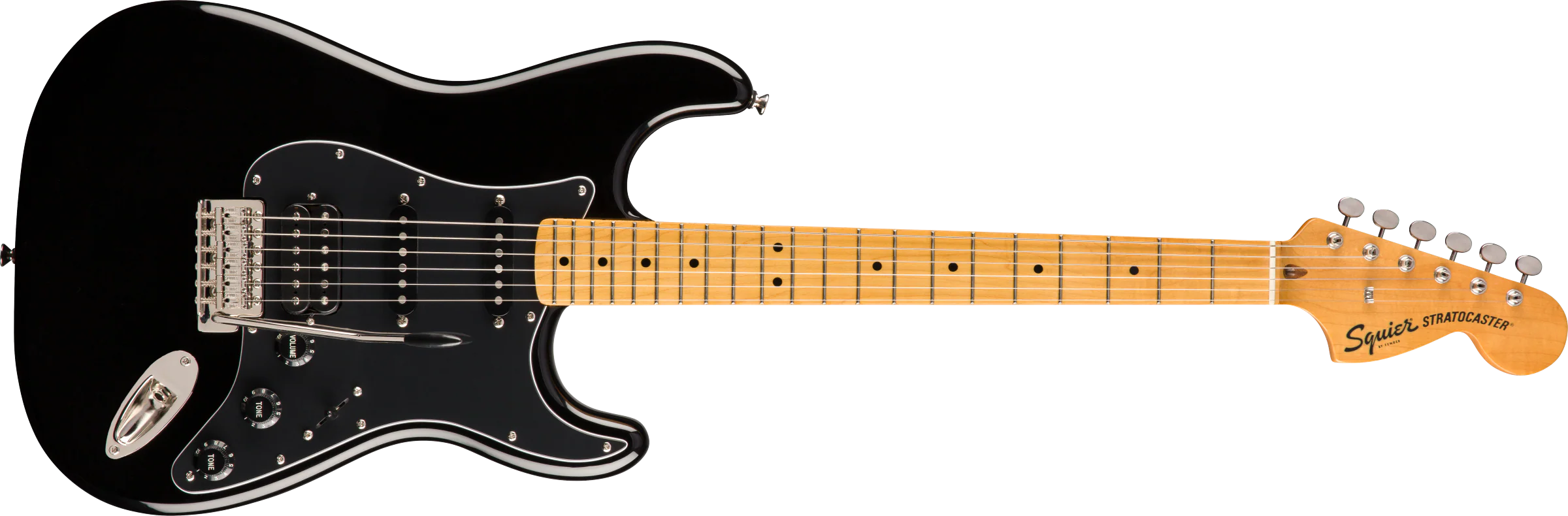 Squier Classic Vibe '70s Stratocaster HSS Maple Fingerboard - Black