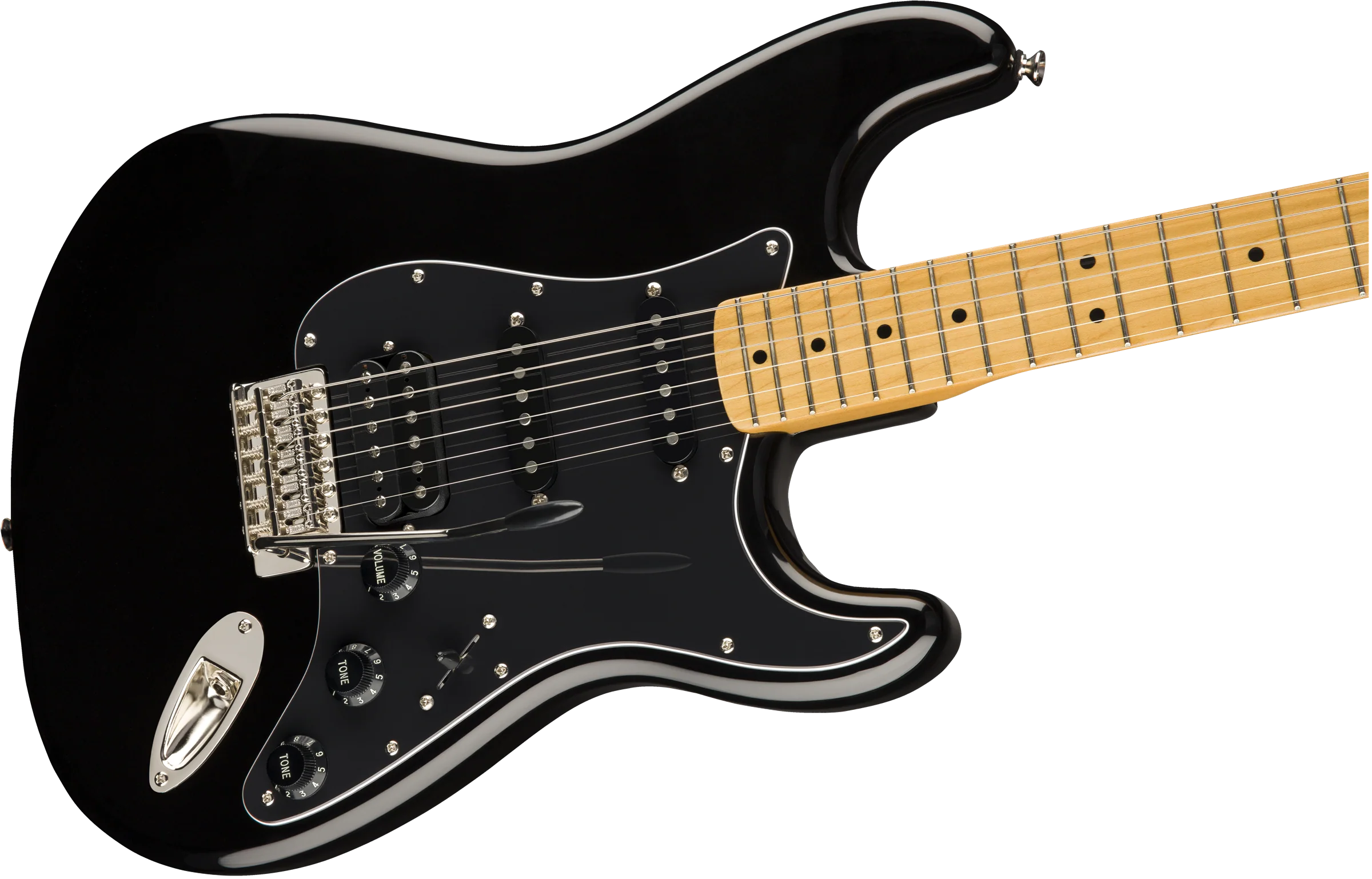 Squier Classic Vibe '70s Stratocaster HSS Maple Fingerboard - Black - Image 4