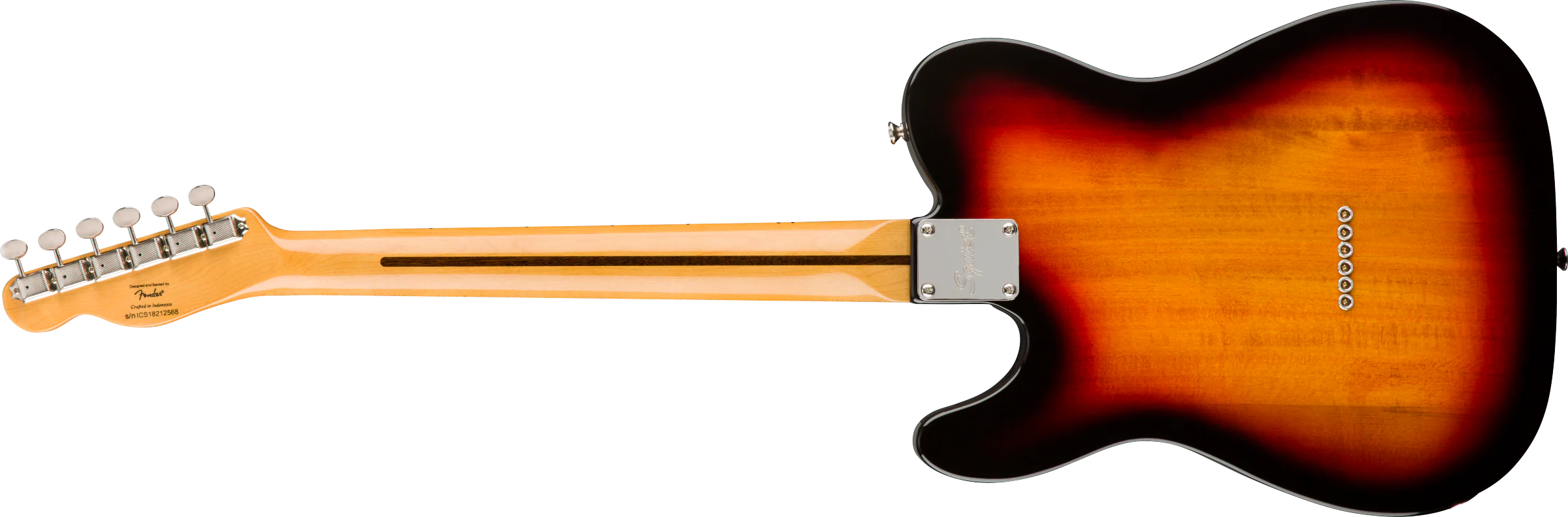 Squier Classic Vibe '70s Telecaster Custom Maple Fingerboard - 3-Color Sunburst - Image 2