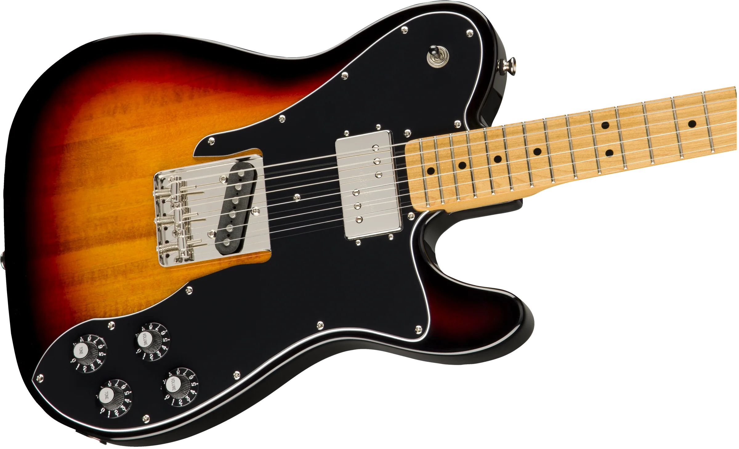 Squier Classic Vibe '70s Telecaster Custom Maple Fingerboard - 3-Color Sunburst - Image 4