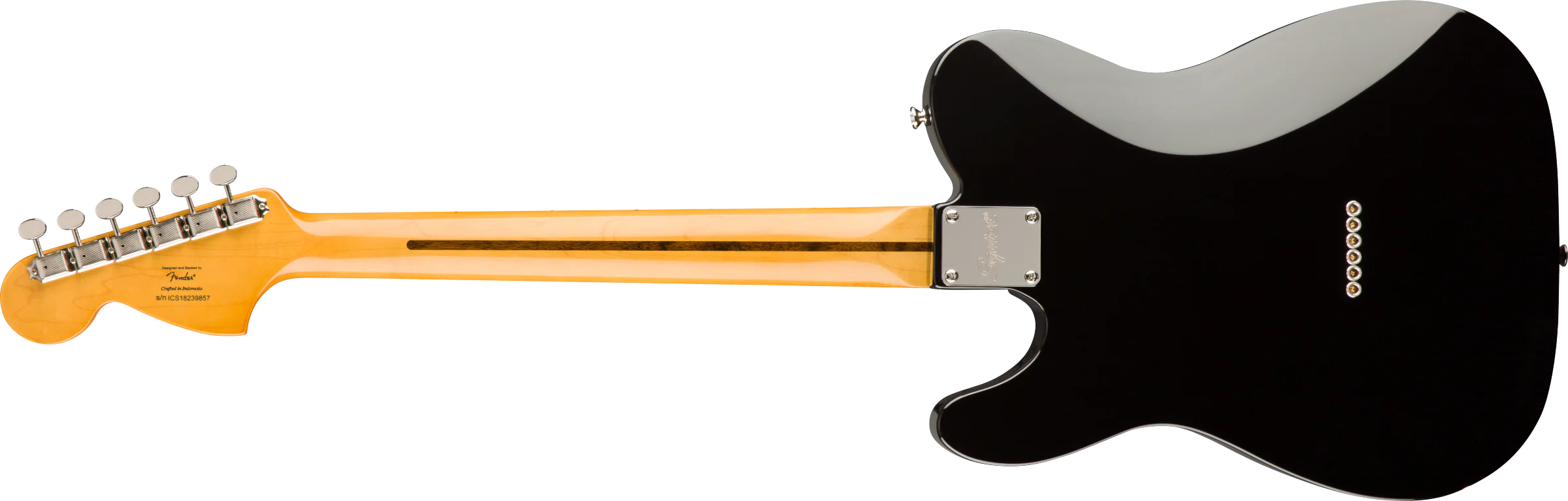 Squier Classic Vibe '70s Telecaster Deluxe Maple Fingerboard - Black - Image 2