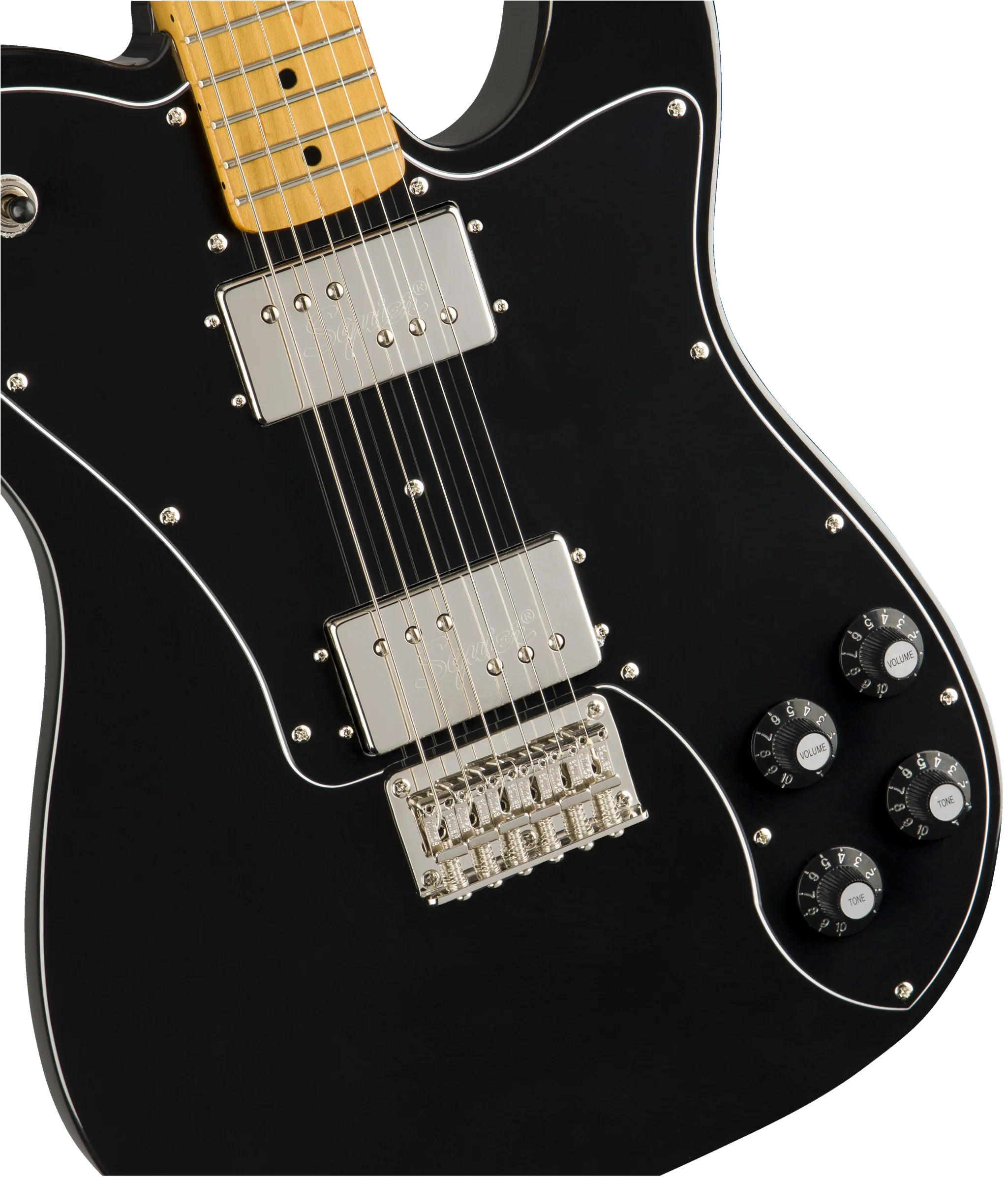 Squier Classic Vibe '70s Telecaster Deluxe Maple Fingerboard - Black - Image 3
