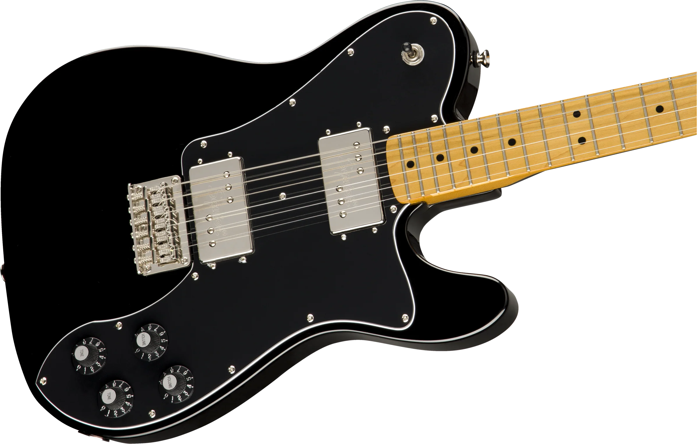 Squier Classic Vibe '70s Telecaster Deluxe Maple Fingerboard - Black - Image 4