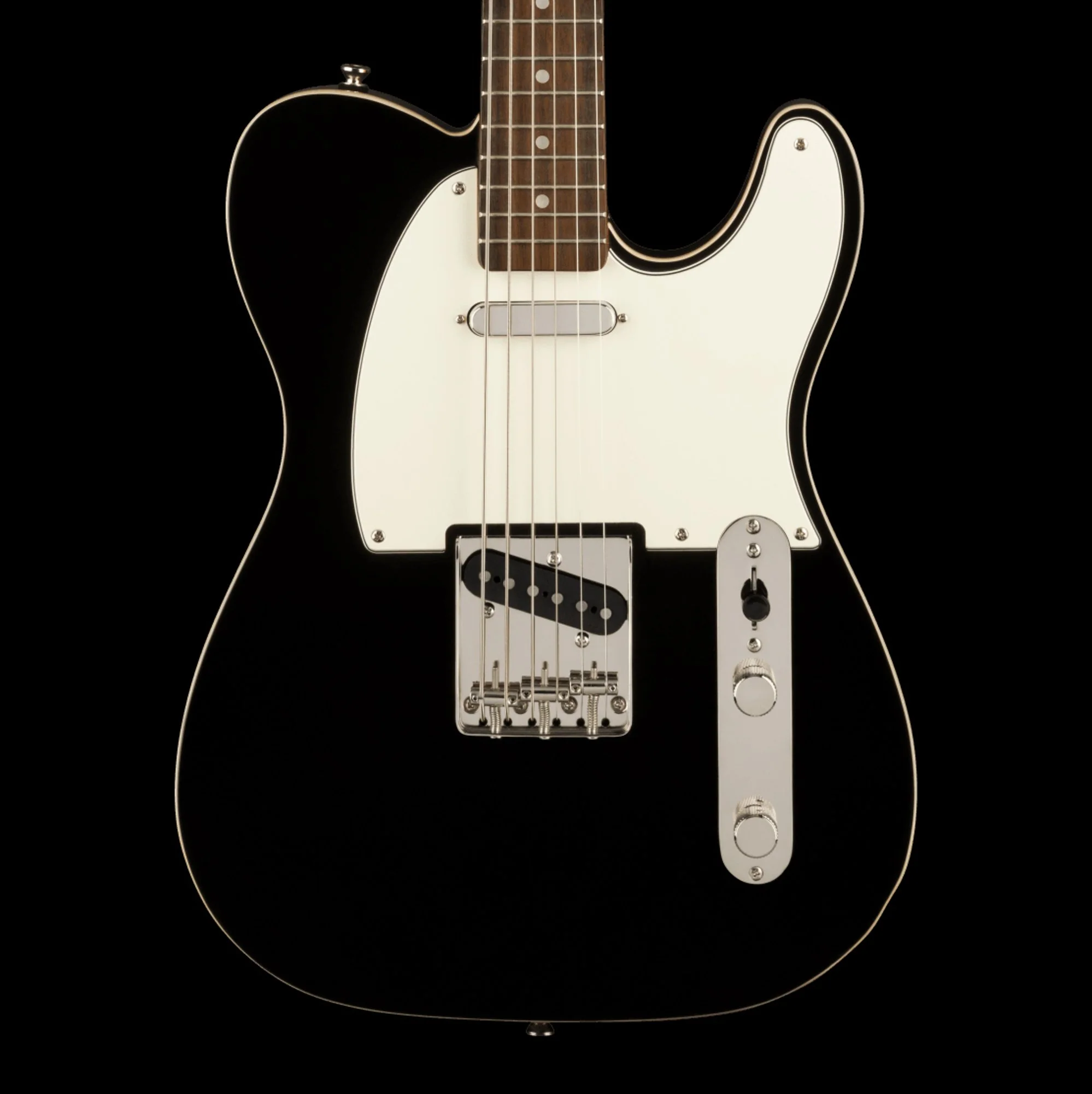 Squier Classic Vibe Baritone Custom Telecaster Black Electric Guitar