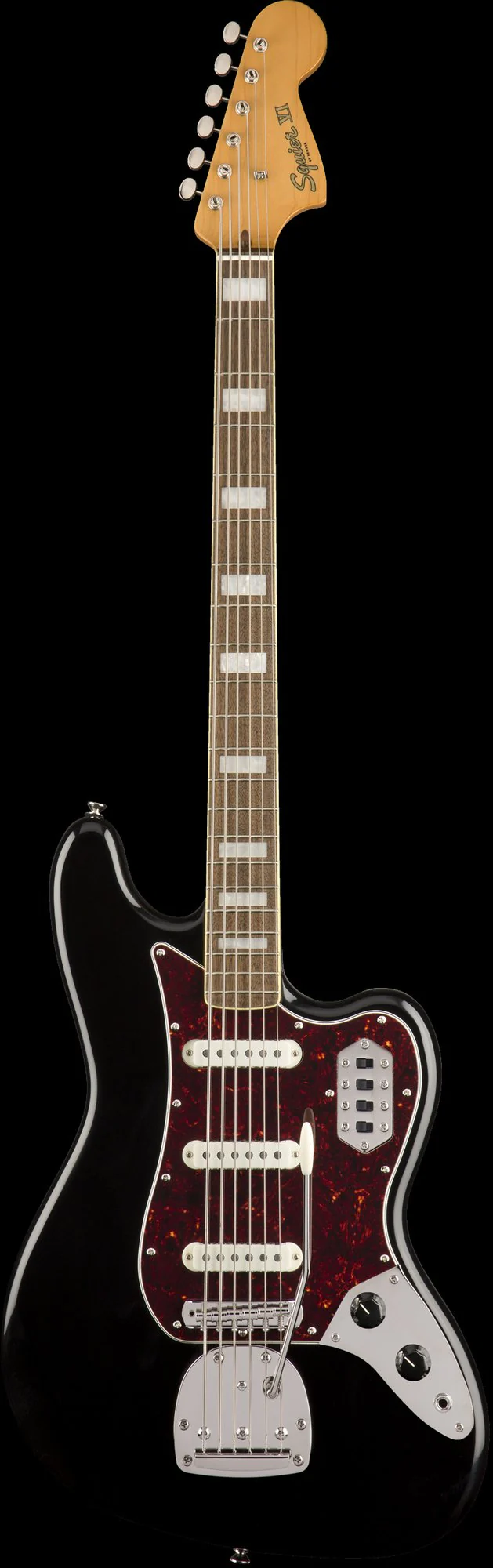 Squier Classic Vibe Bass VI Laurel Fingerboard - Black - Image 2
