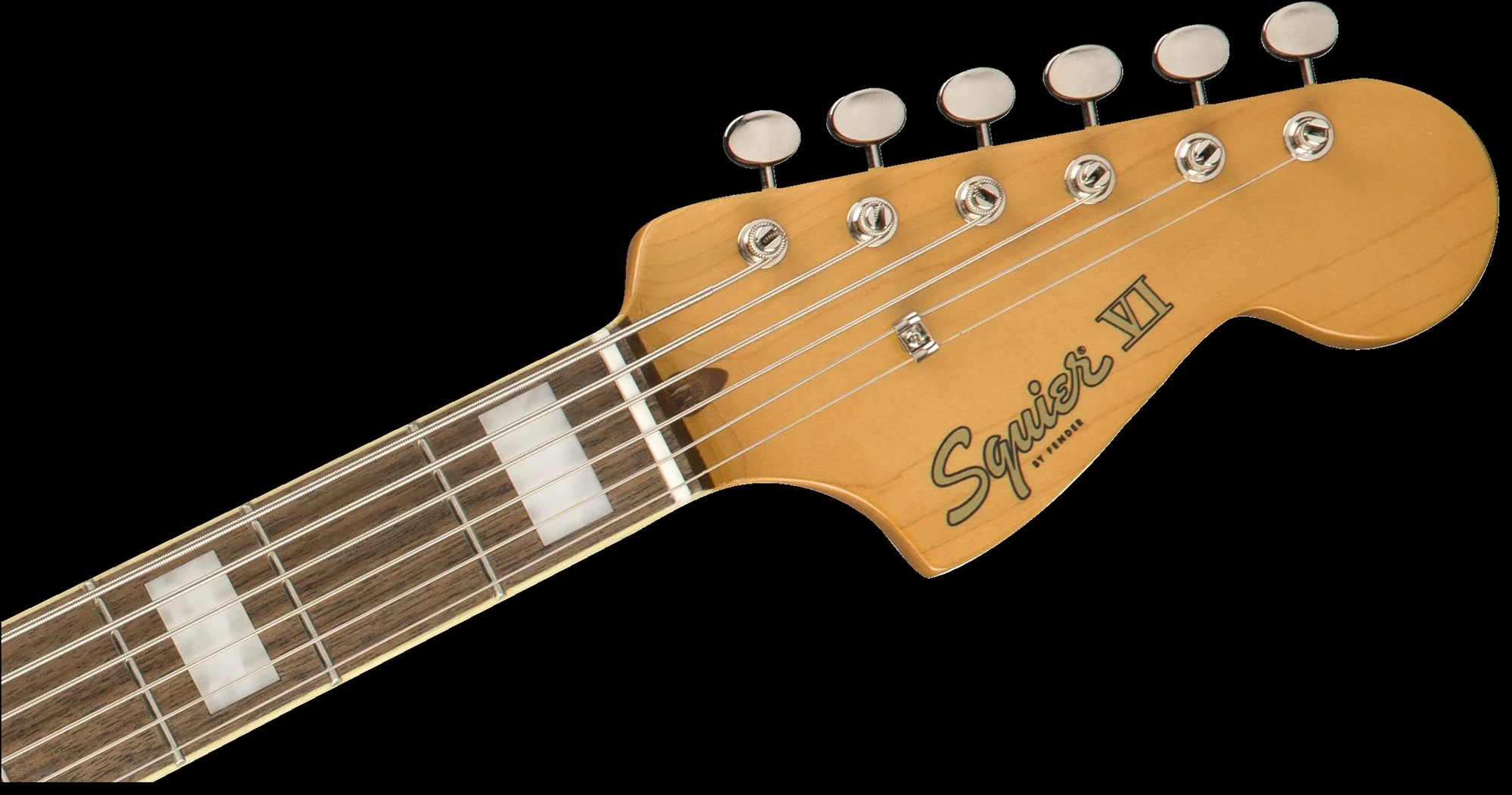 Squier Classic Vibe Bass VI Laurel Fingerboard - Black - Image 5