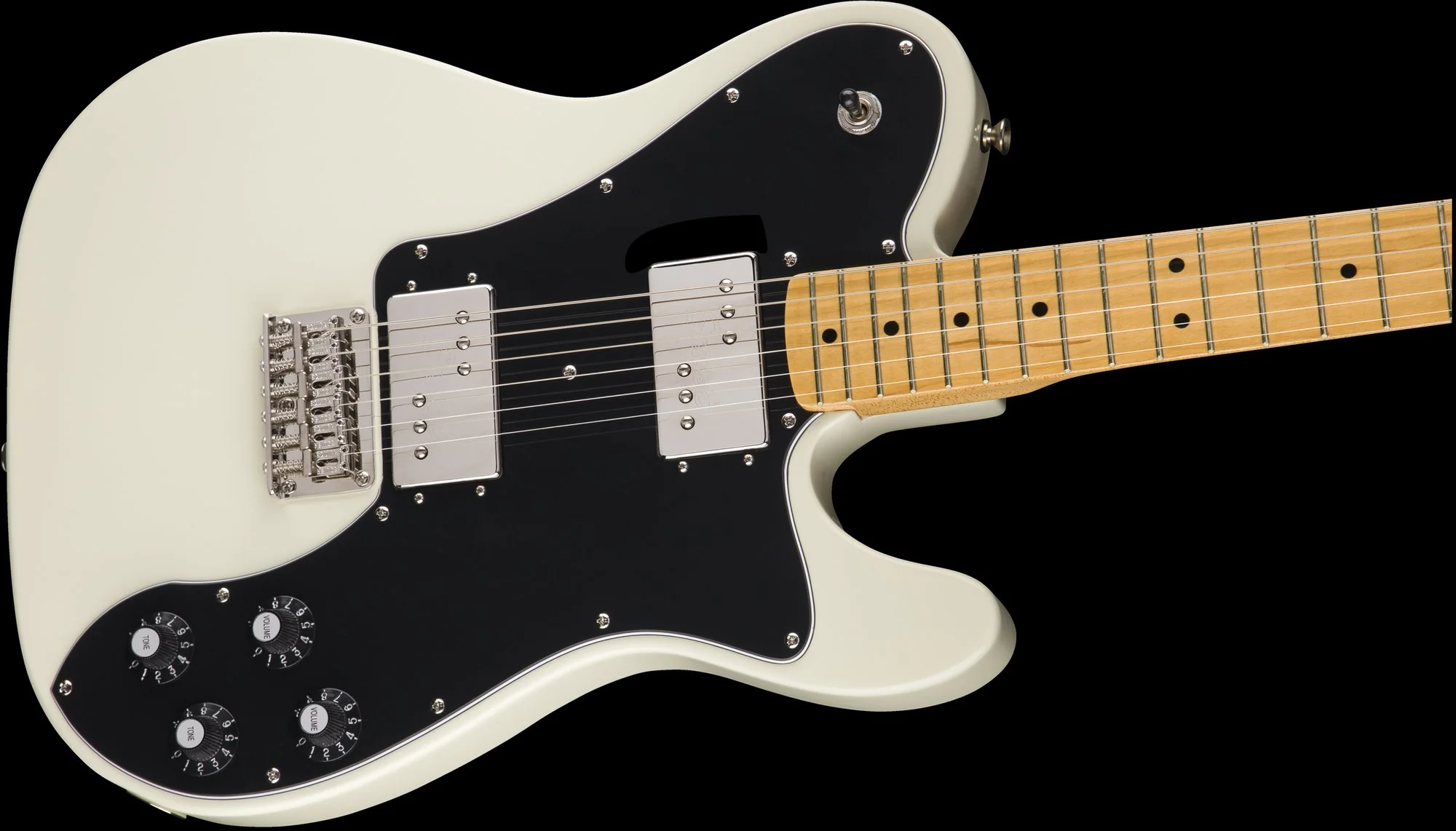 Squier Classic Vibe Maple Fingerboard 70's Telecaster Deluxe - Olympic White - Image 3