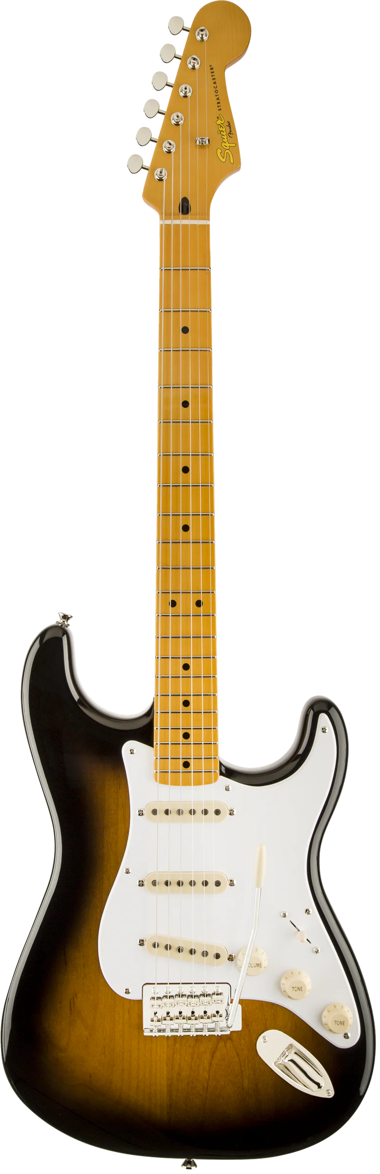 Fender Squier Classic Vibe Stratocaster '50s Maple Fingerboard - 2 Tone Sunburst - Image 2