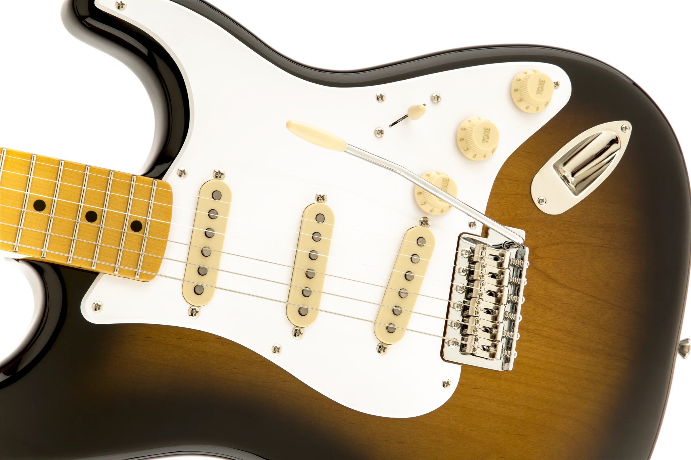 Fender Squier Classic Vibe Stratocaster '50s Maple Fingerboard - 2 Tone Sunburst - Image 5
