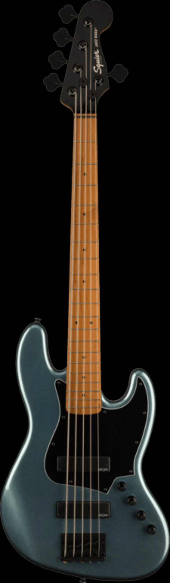 Squier Contemporary Active Jazz Bass HH V Gunmetal Metallic - Image 2