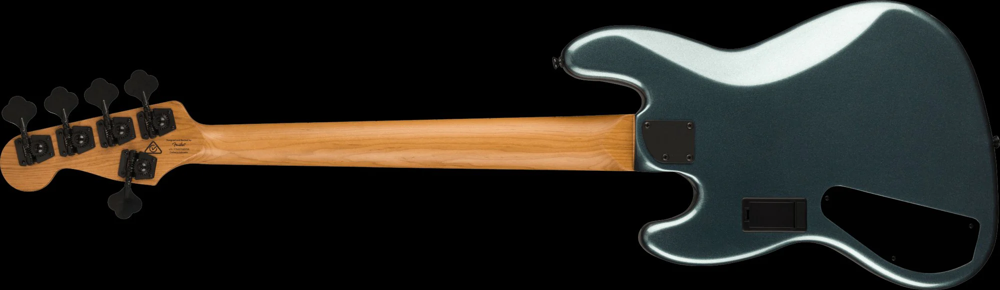 Squier Contemporary Active Jazz Bass HH V Gunmetal Metallic - Image 5