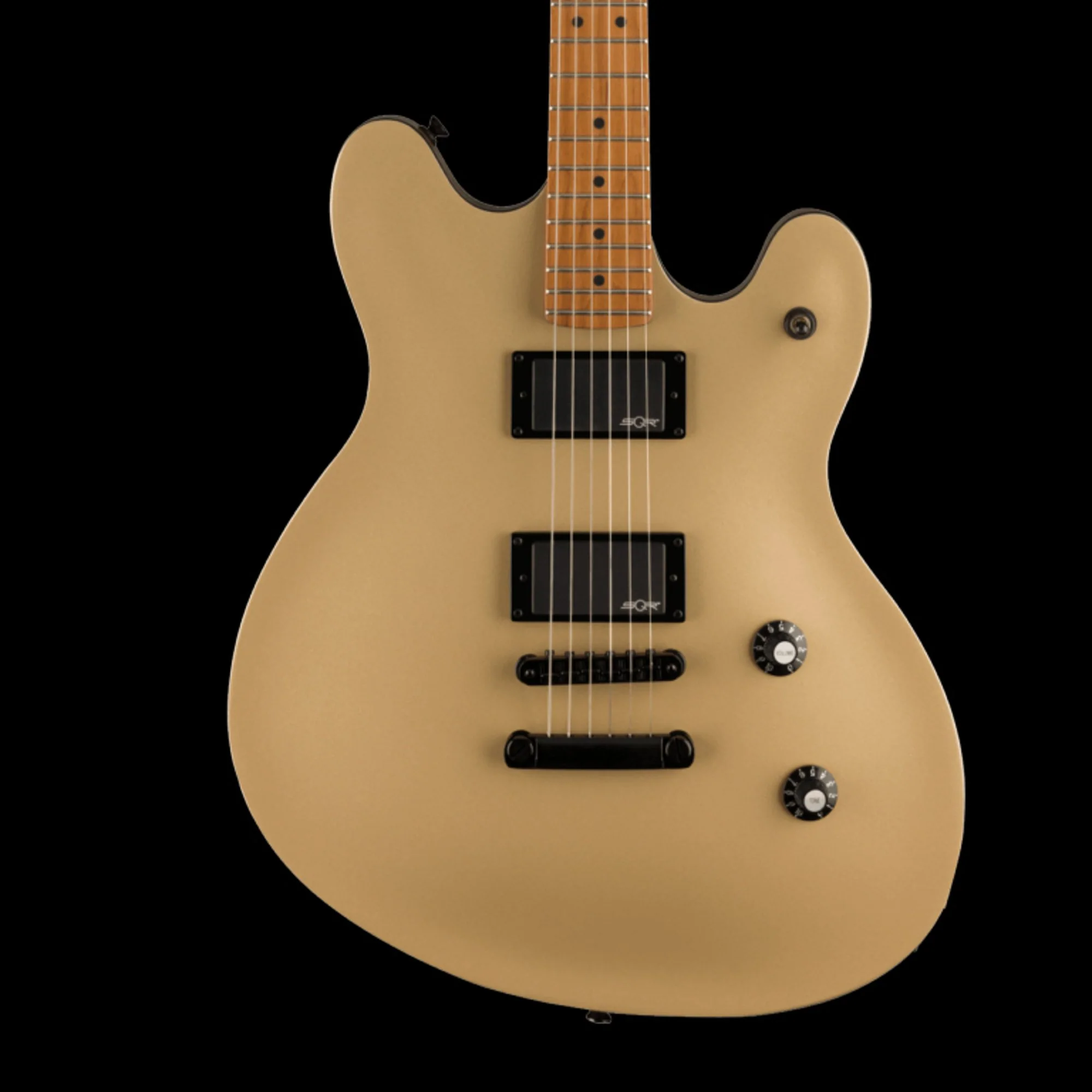 Squier Contemporary Active Starcaster Roasted Maple Fingerboard Shoreline Gold Electric Guitar
