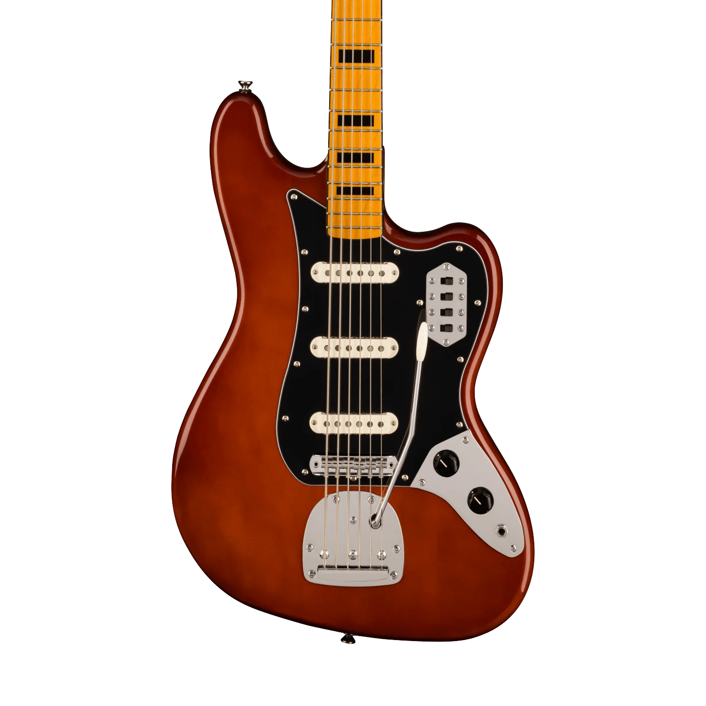Squier FSR Classic Vibe Bass VI Maple Fingerboard Black Pickguard Walnut