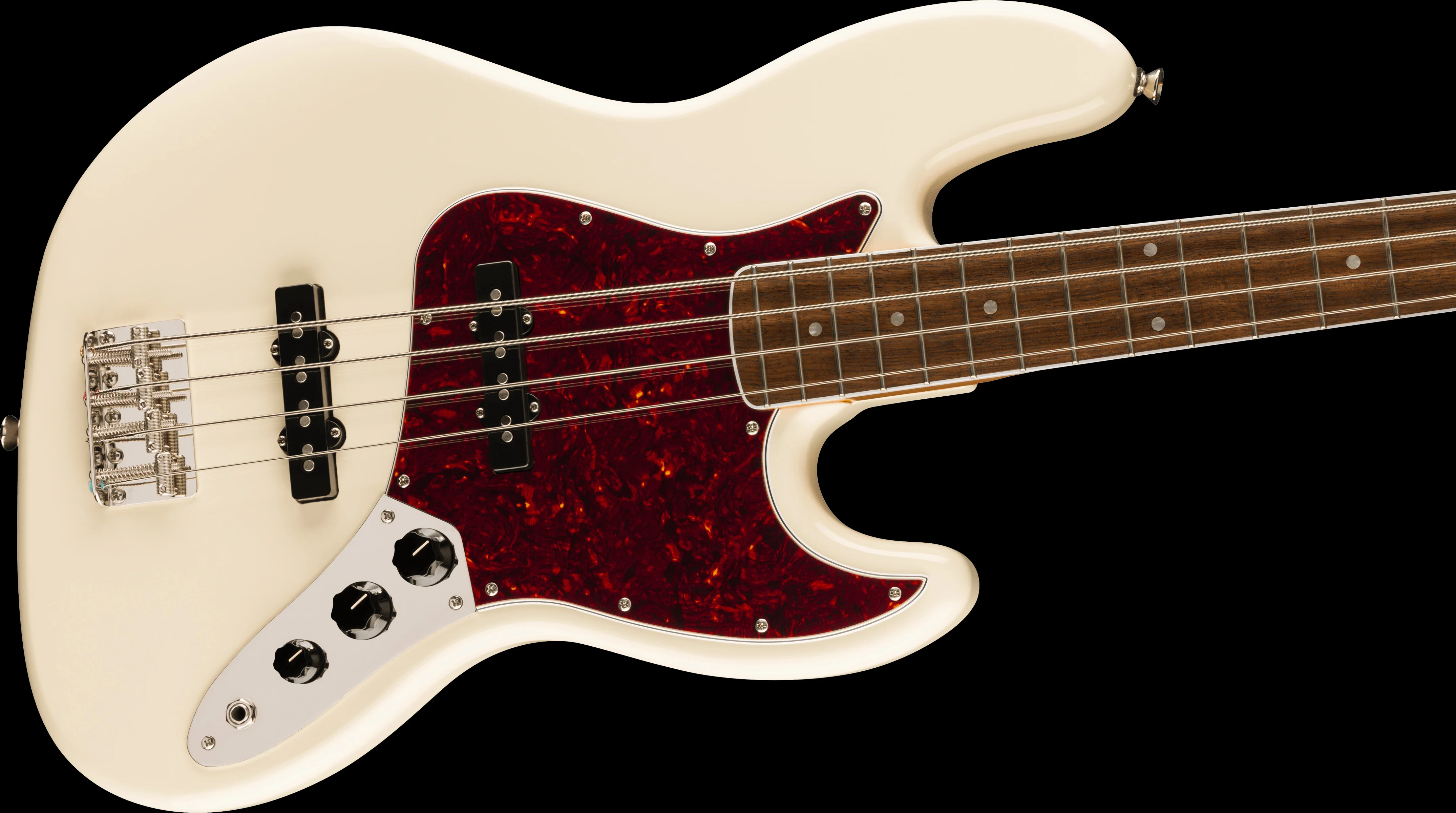 Squier Limited Edition Classic Vibe Mid-'60s Jazz Bass Olympic White - Image 3