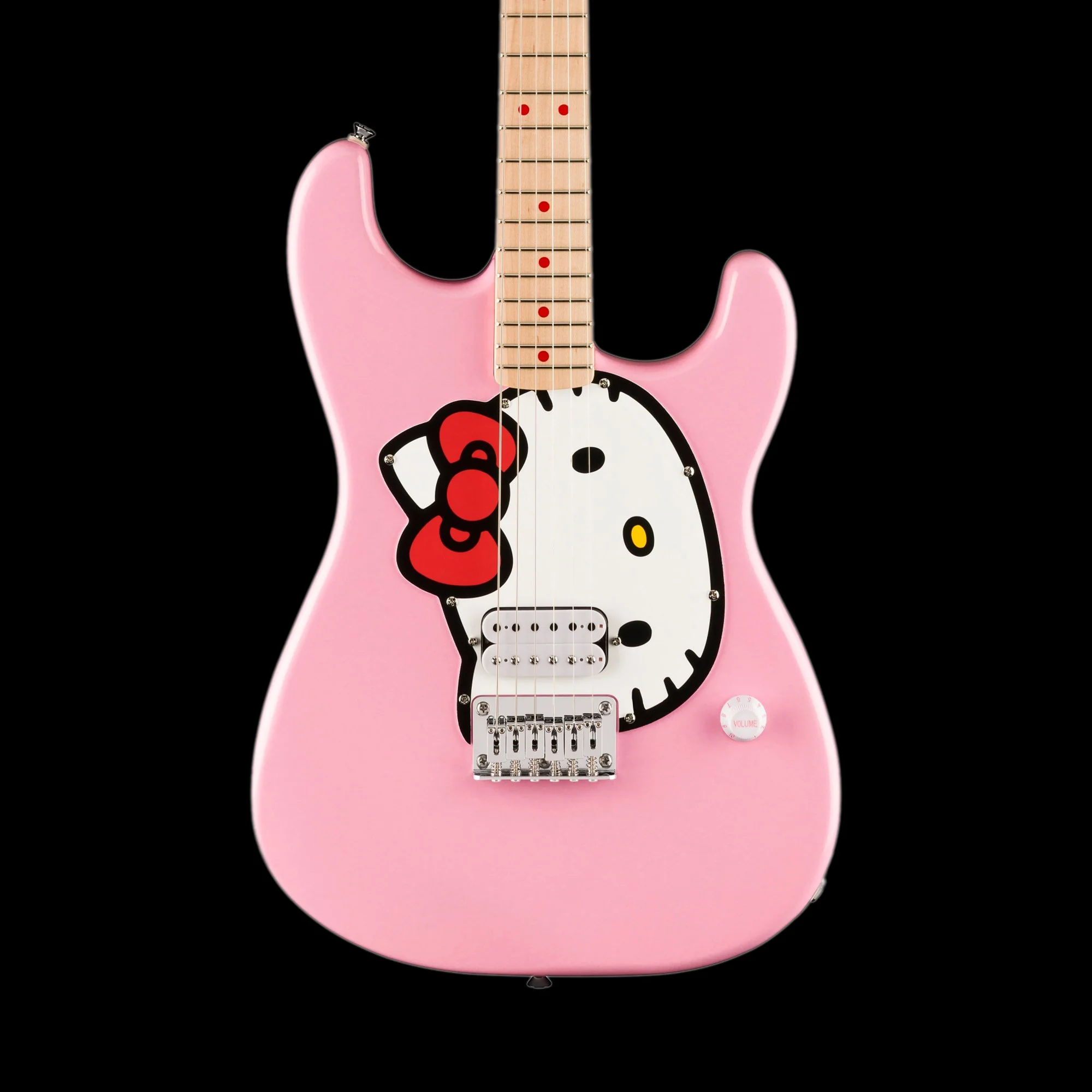 Squier Limited Edition Hello Kitty Stratocaster Pink With Gig Bag