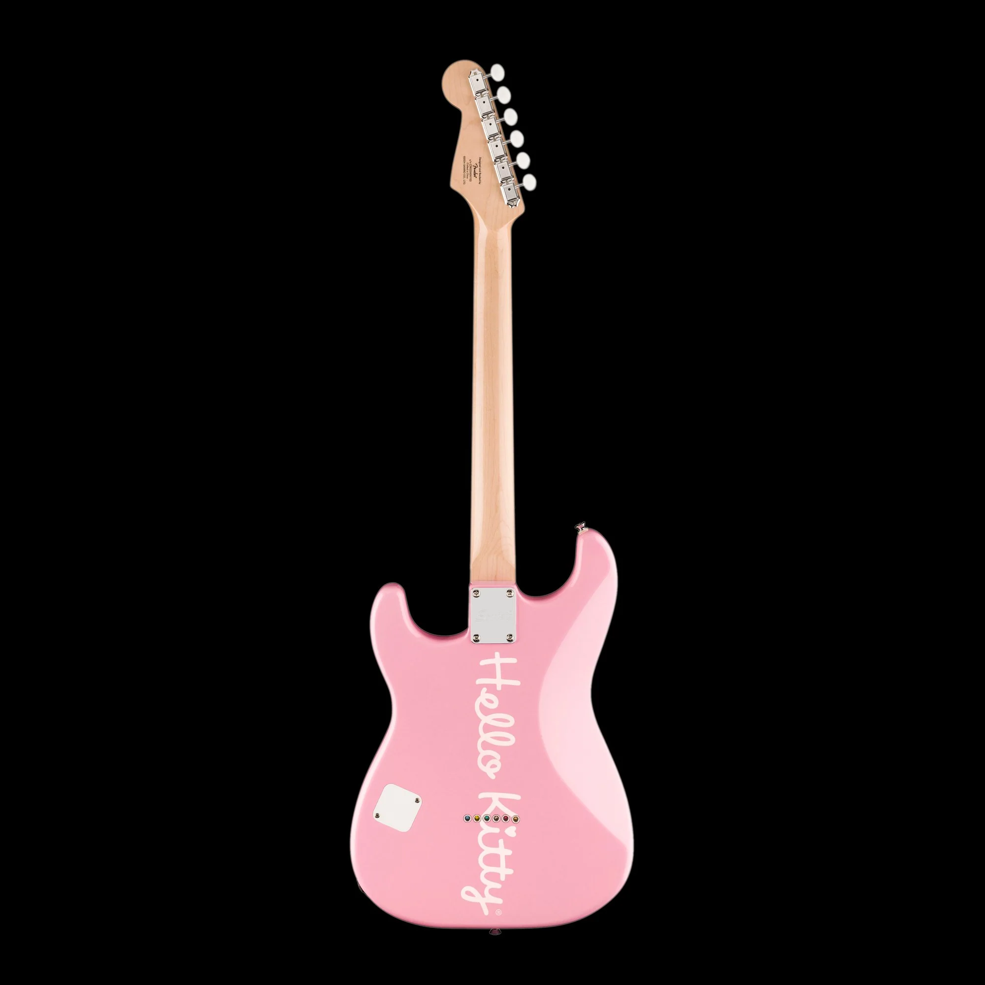 Squier Limited Edition Hello Kitty Stratocaster Pink With Gig Bag - Image 3