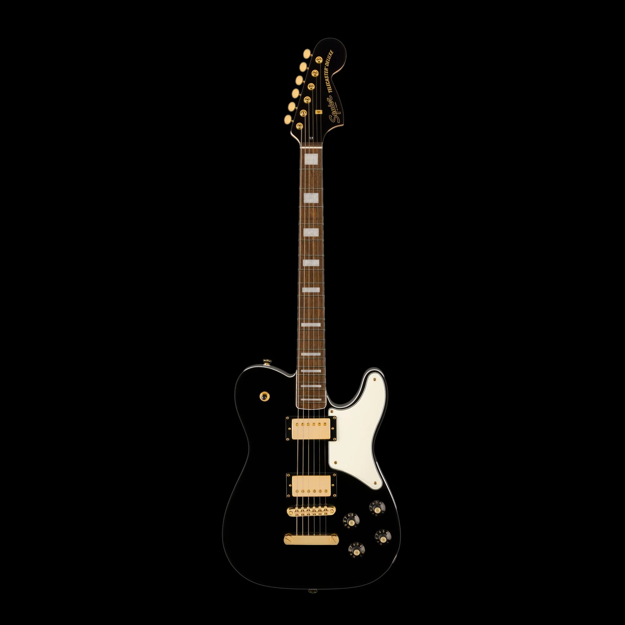 Squier Limited Edition Paranormal Troublemaker Telecaster Deluxe Black - Image 2