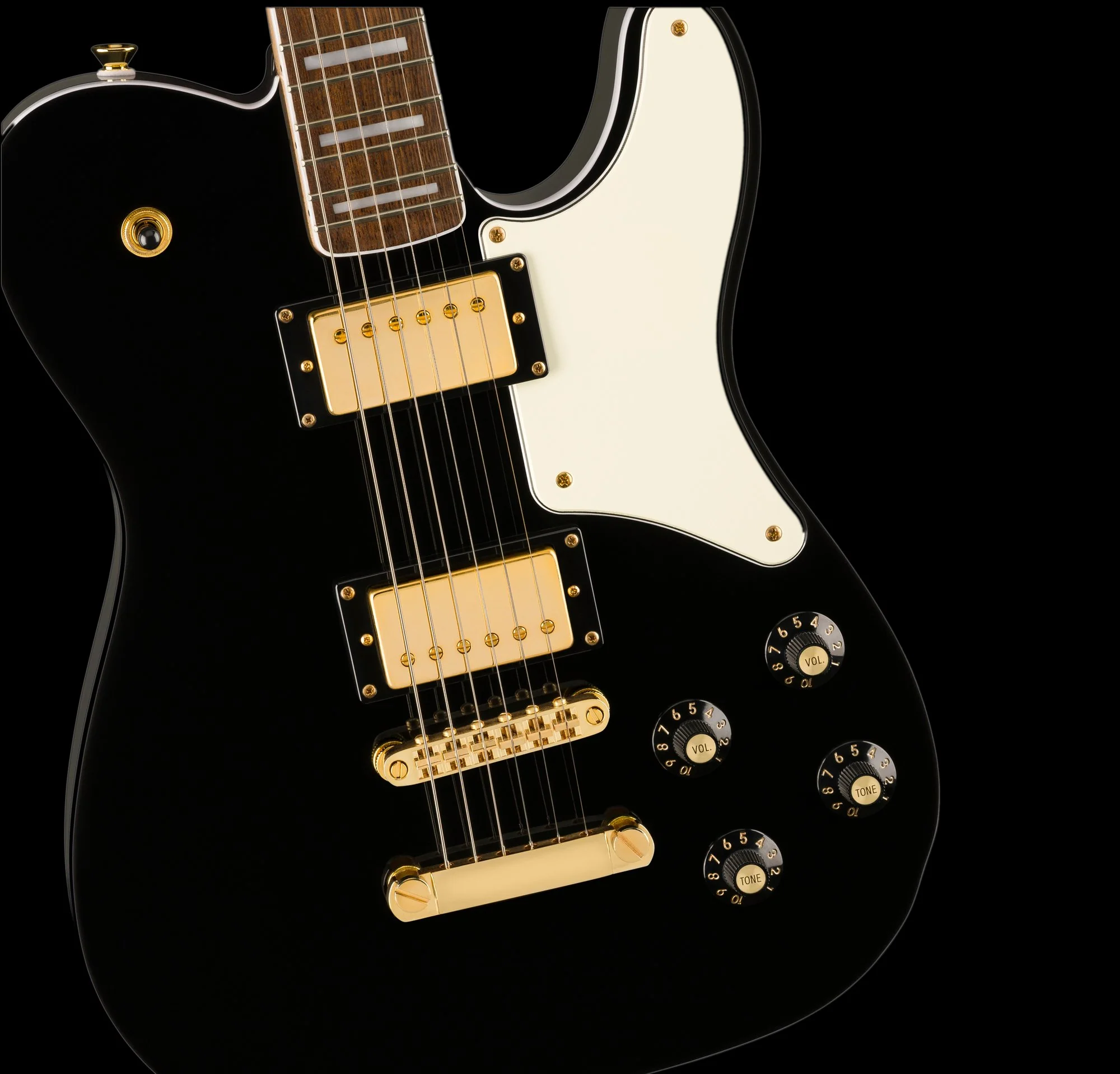 Squier Limited Edition Paranormal Troublemaker Telecaster Deluxe Black - Image 4