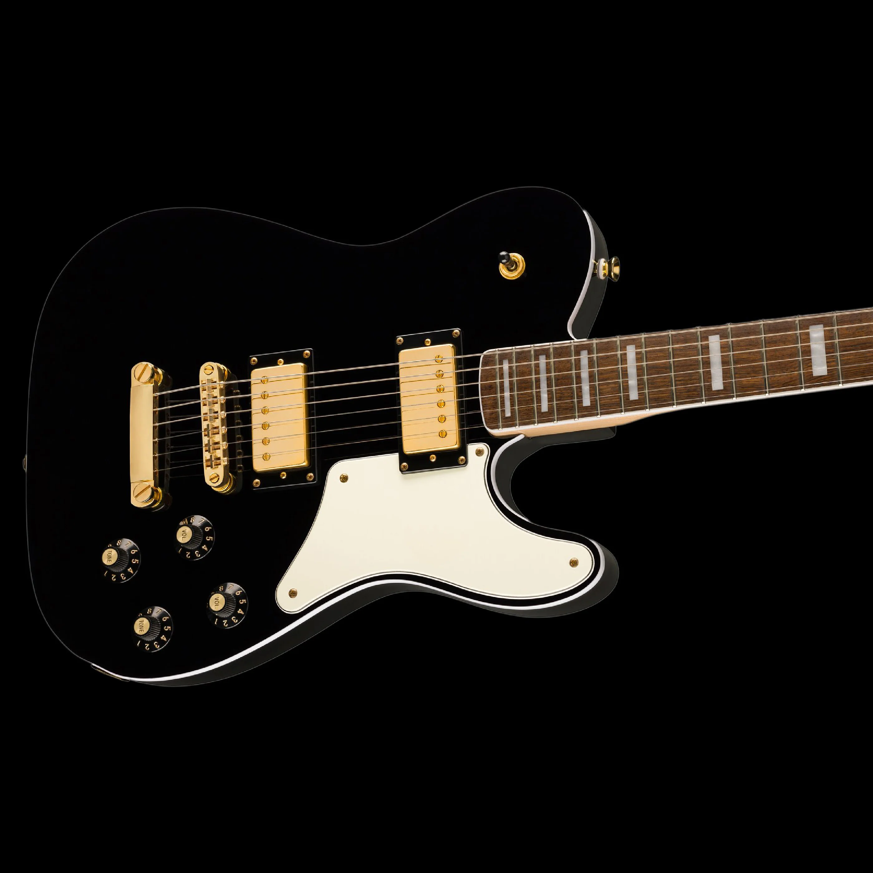 Squier Limited Edition Paranormal Troublemaker Telecaster Deluxe Black - Image 5
