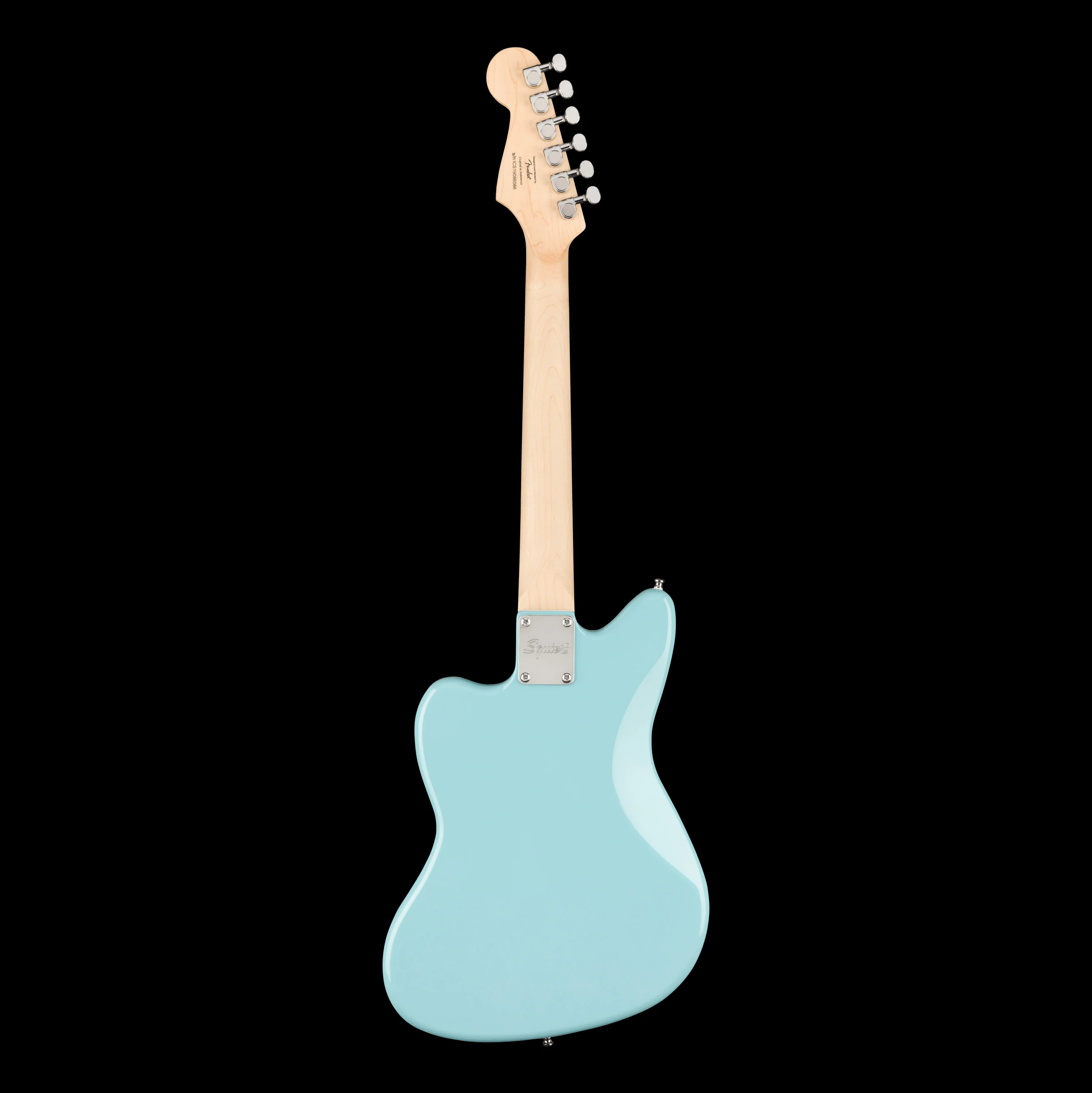 Squier Mini Jazzmaster HH Daphne Blue Electric Guitar - Image 5
