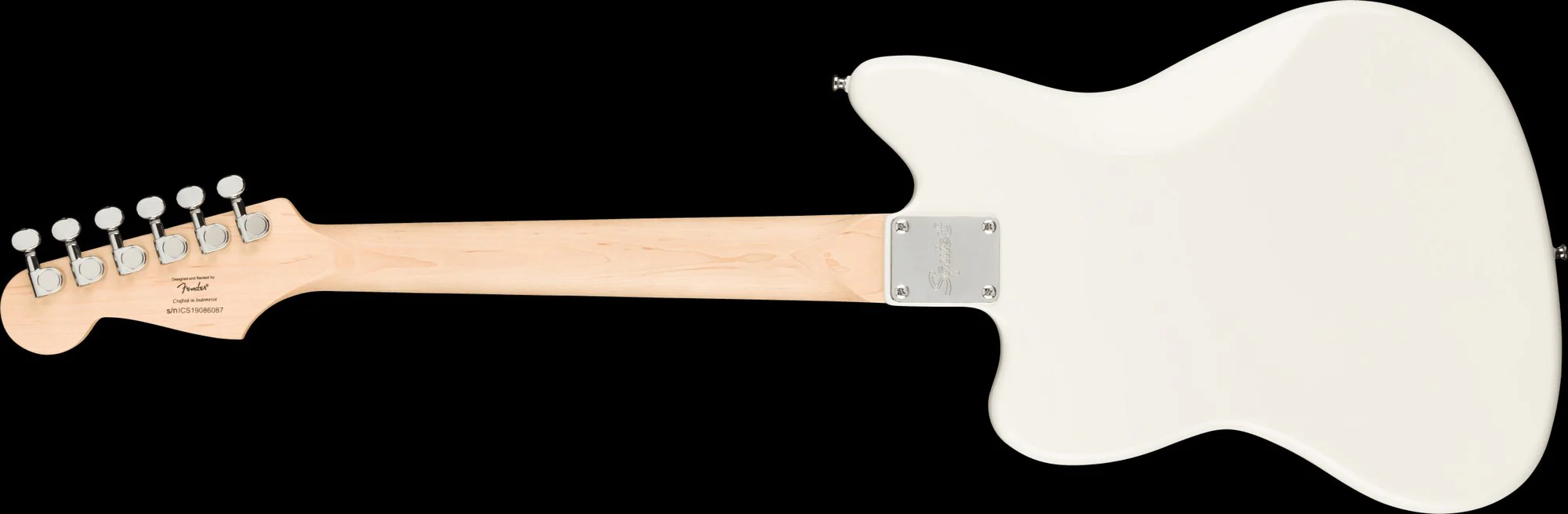 Squier Mini Jazzmaster HH Maple Fingerboard Olympic White Electric Guitar - Image 5