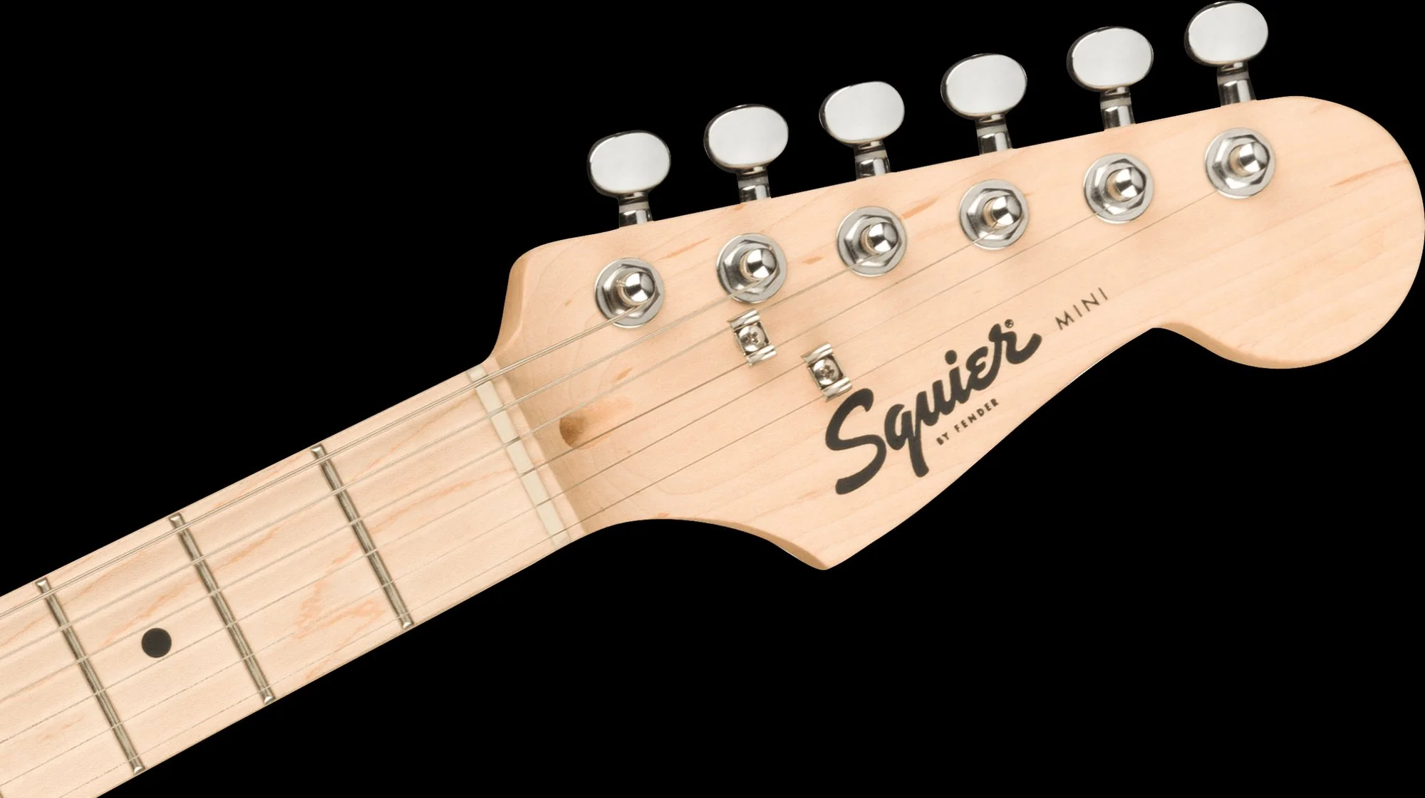 Squier Mini Jazzmaster HH Maple Fingerboard Olympic White Electric Guitar - Image 6