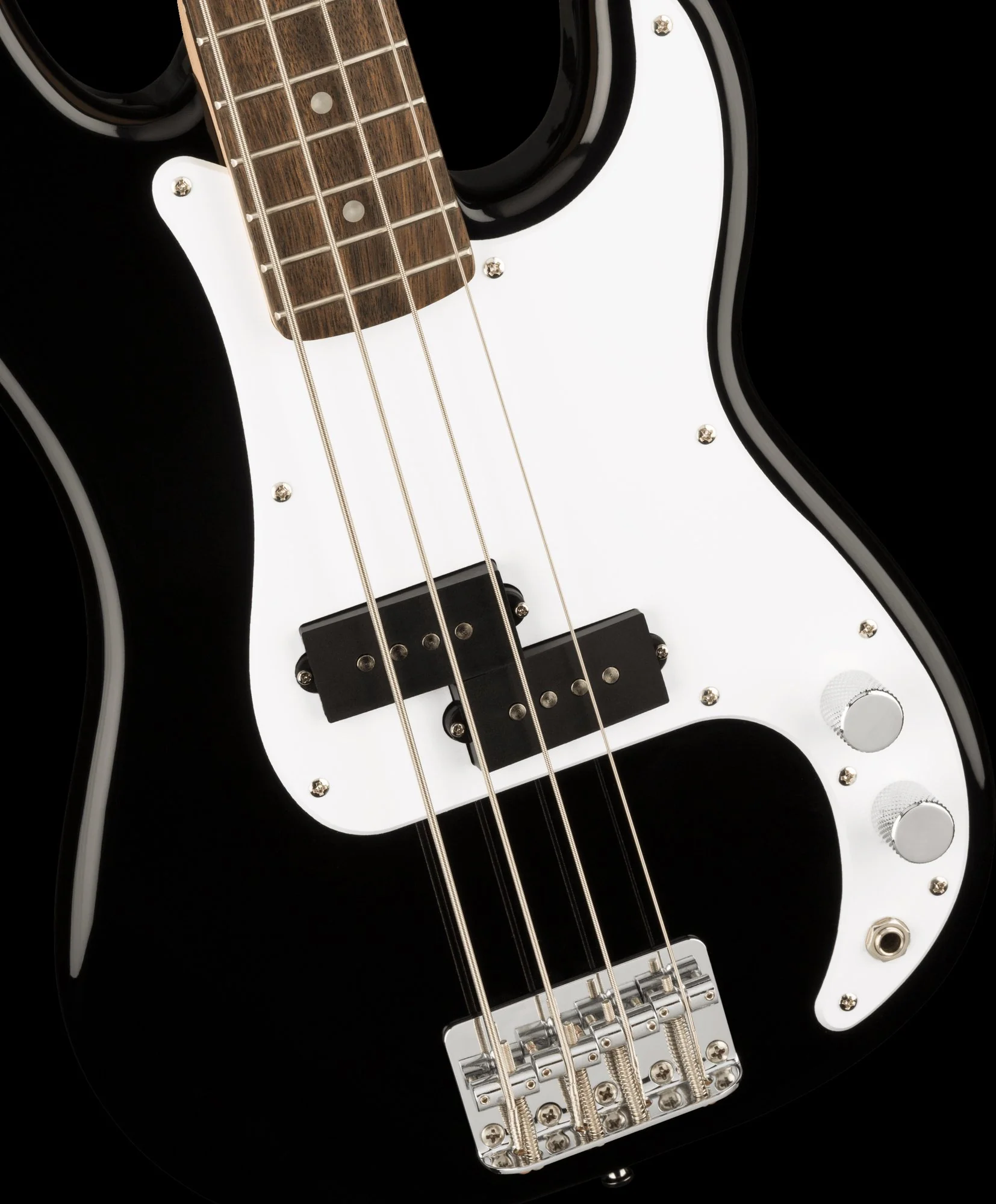 Squier Mini P Bass Laurel Fingerboard Black - Image 3