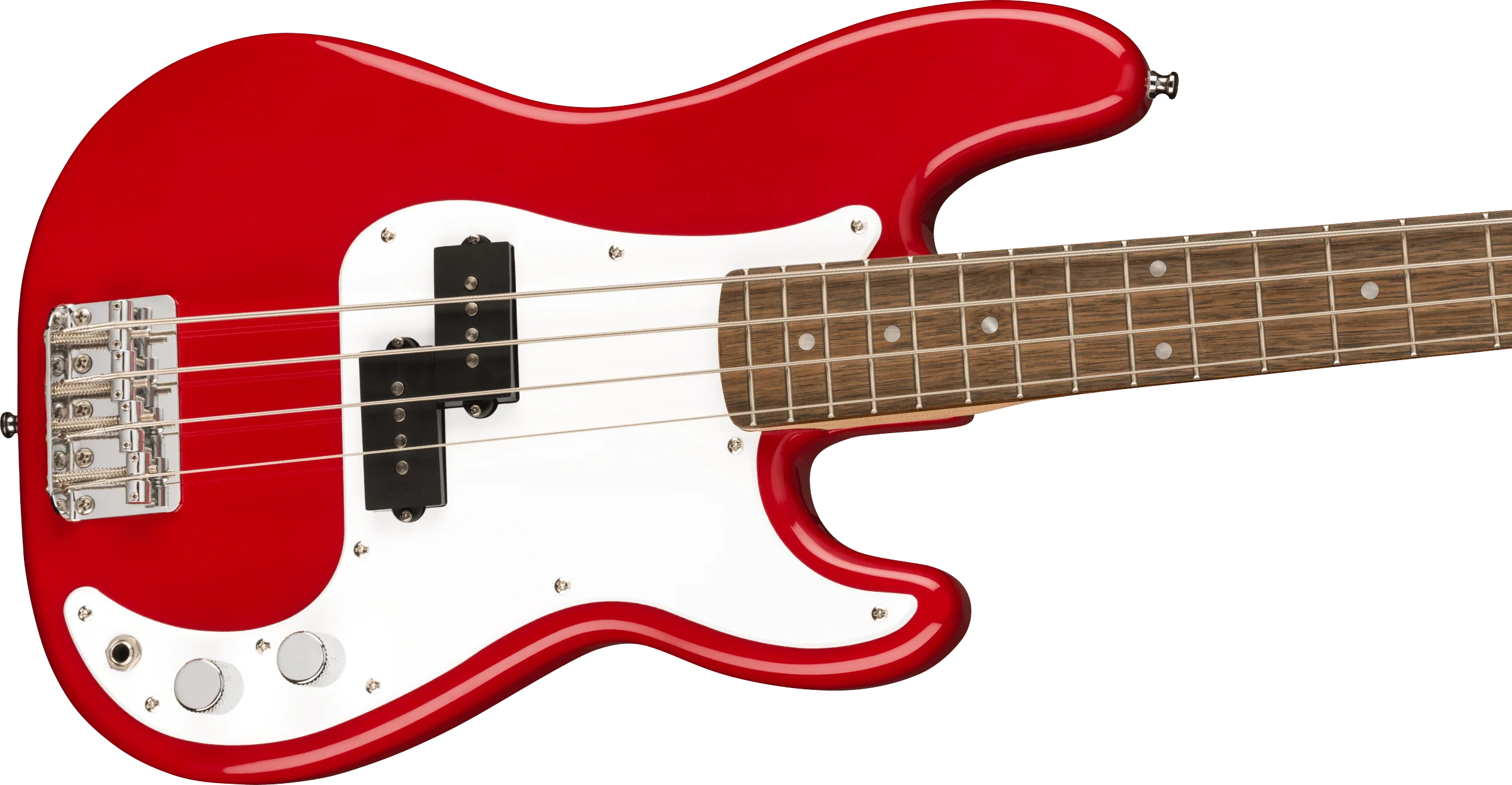 Squier Mini P Bass Laurel Fingerboard Dakota Red - Image 4