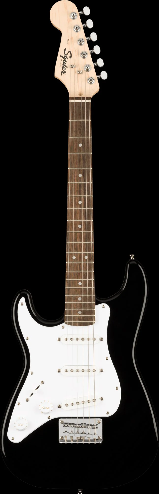 Squier Mini Stratocaster Left-Handed Black Electric Guitar - Image 2