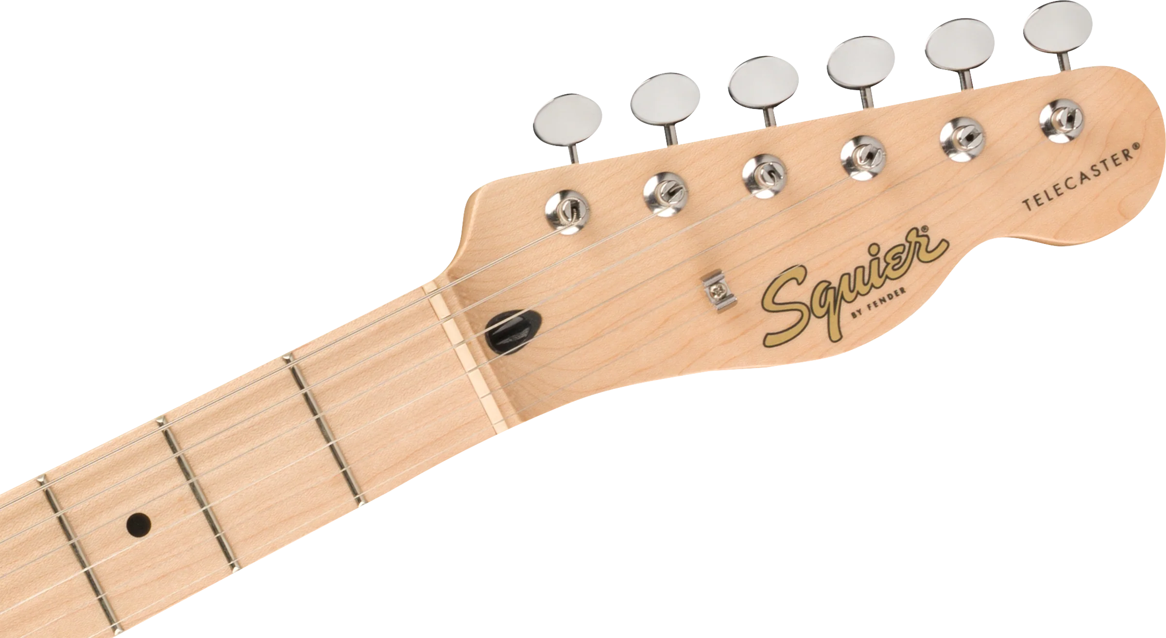 DISC - Squier Paranormal Cabronita Telecaster Thinline Maple Fingerboard Olympic White Electric Guitar - Image 6