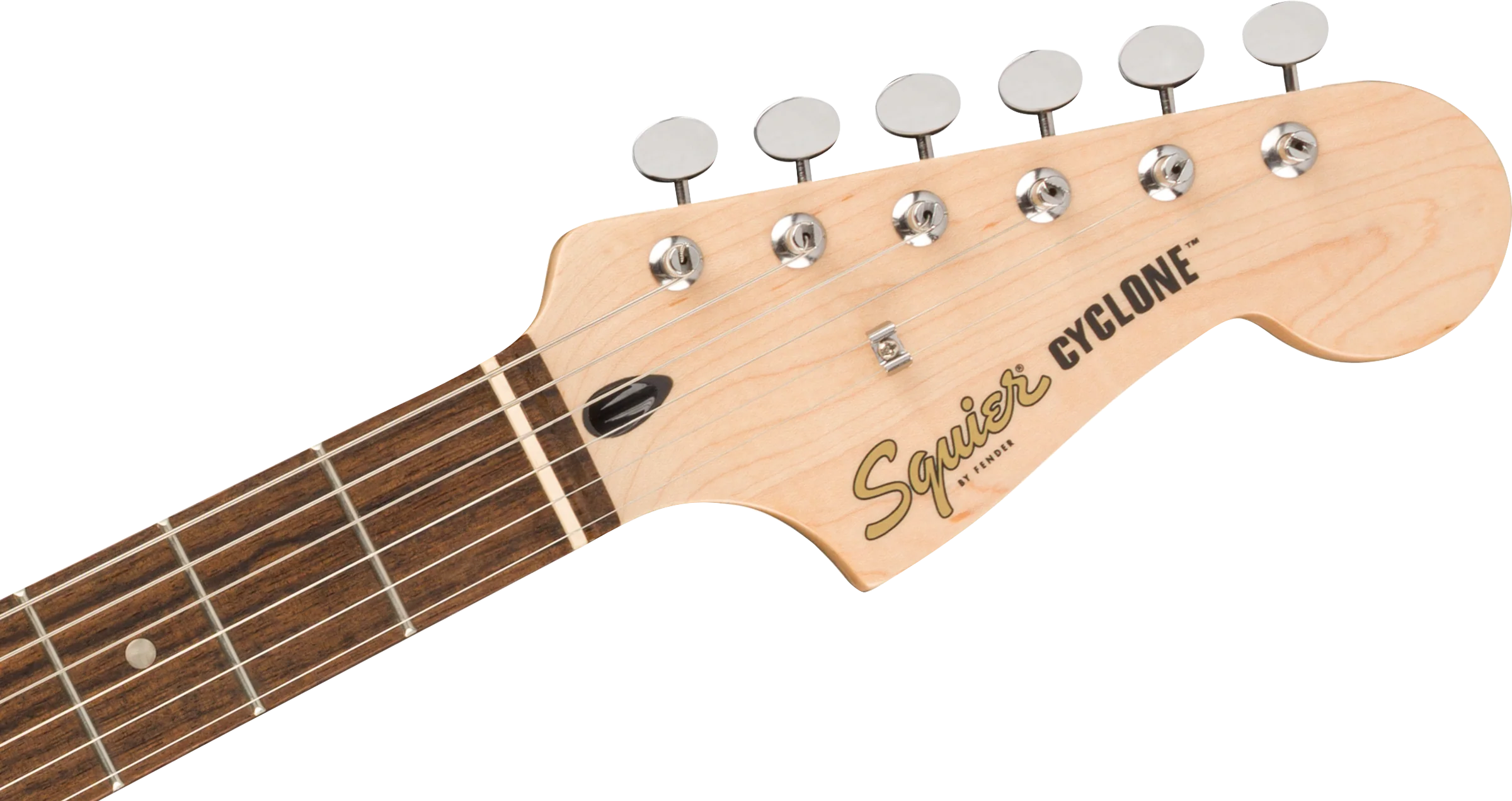 DISC - Squier Paranormal Cyclone Laurel Fingerboard Daphne Blue Electric Guitar - Image 6