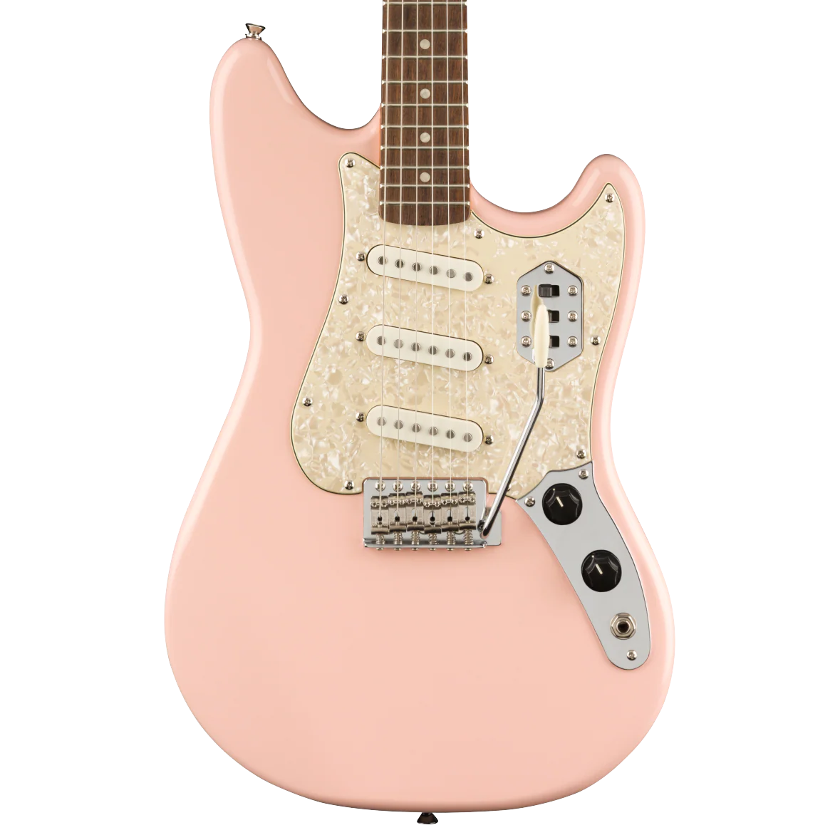 DISC - Squier Paranormal Cyclone Laurel Fingerboard Shell Pink Electric Guitar
