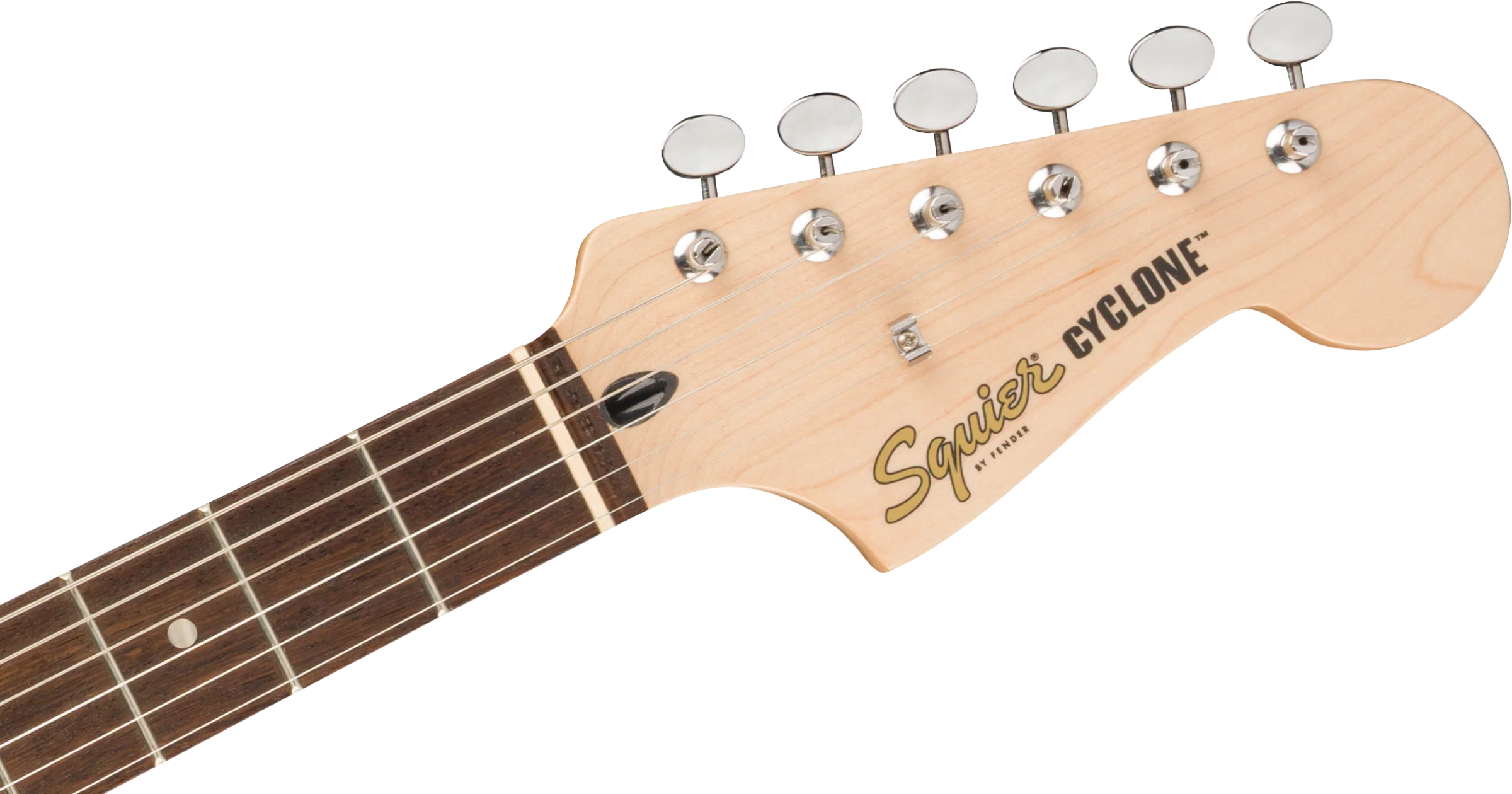 DISC - Squier Paranormal Cyclone Laurel Fingerboard Shell Pink Electric Guitar - Image 6