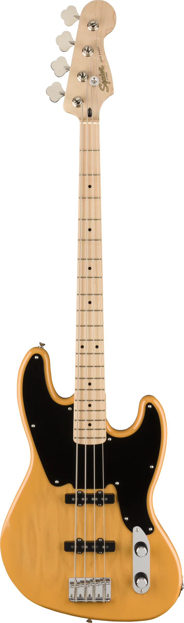 DISC - Squier Paranormal Jazz Bass '54 Maple Fingerboard Butterscotch Blonde - Image 2