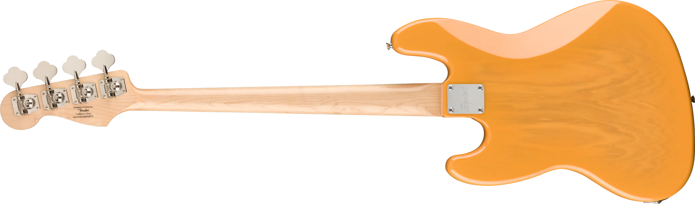 DISC - Squier Paranormal Jazz Bass '54 Maple Fingerboard Butterscotch Blonde - Image 5