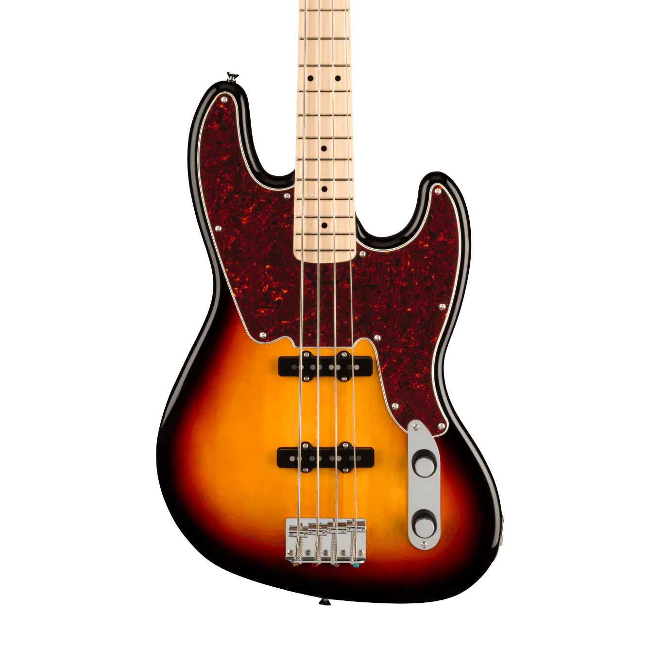 Squier Paranormal Jazz Bass '54 Maple Fingerboard Tortoiseshell Pickguard 3-Color Sunburst