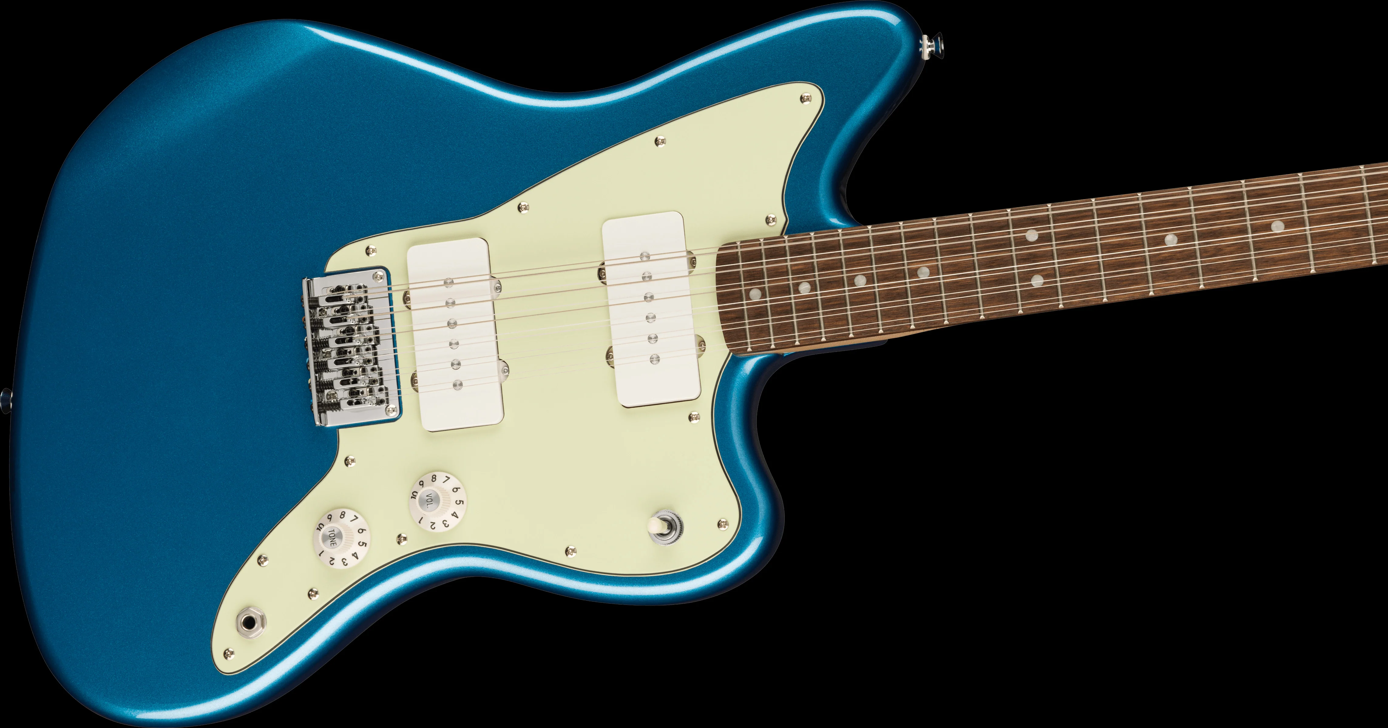 Squier Paranormal Jazzmaster XII Laurel Fingerboard Mint Pickguard Lake Placid Blue - Image 4