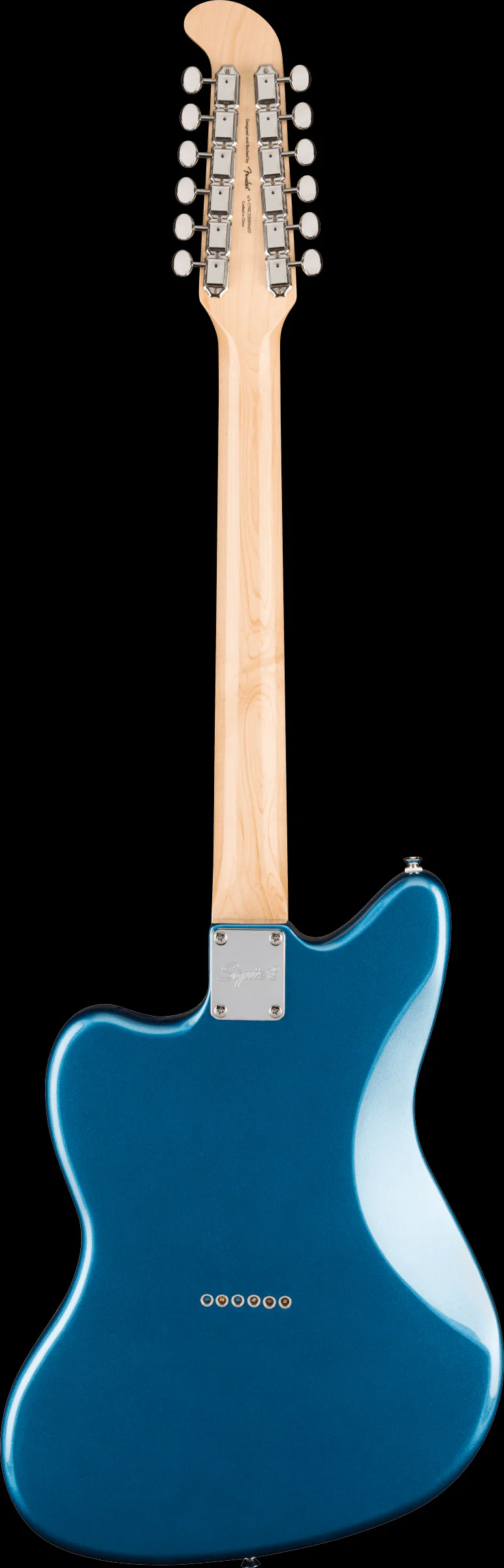 Squier Paranormal Jazzmaster XII Laurel Fingerboard Mint Pickguard Lake Placid Blue - Image 5